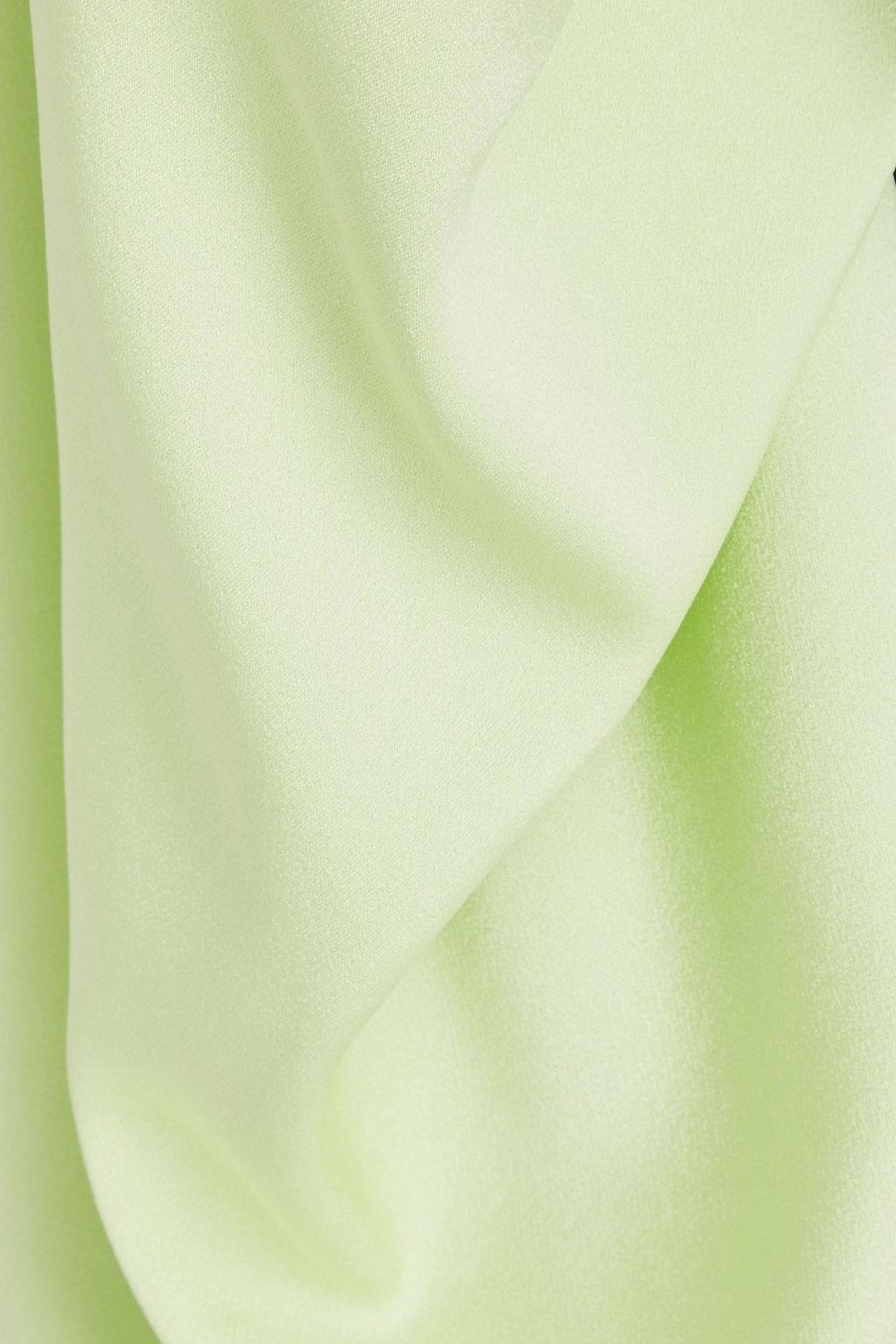 BONDI BORN Boracay pleated crepe-satin top