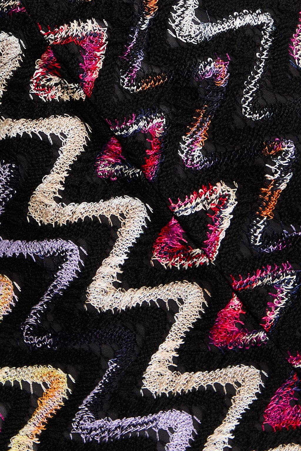 MISSONI Crochet-knit wool-blend flared pants