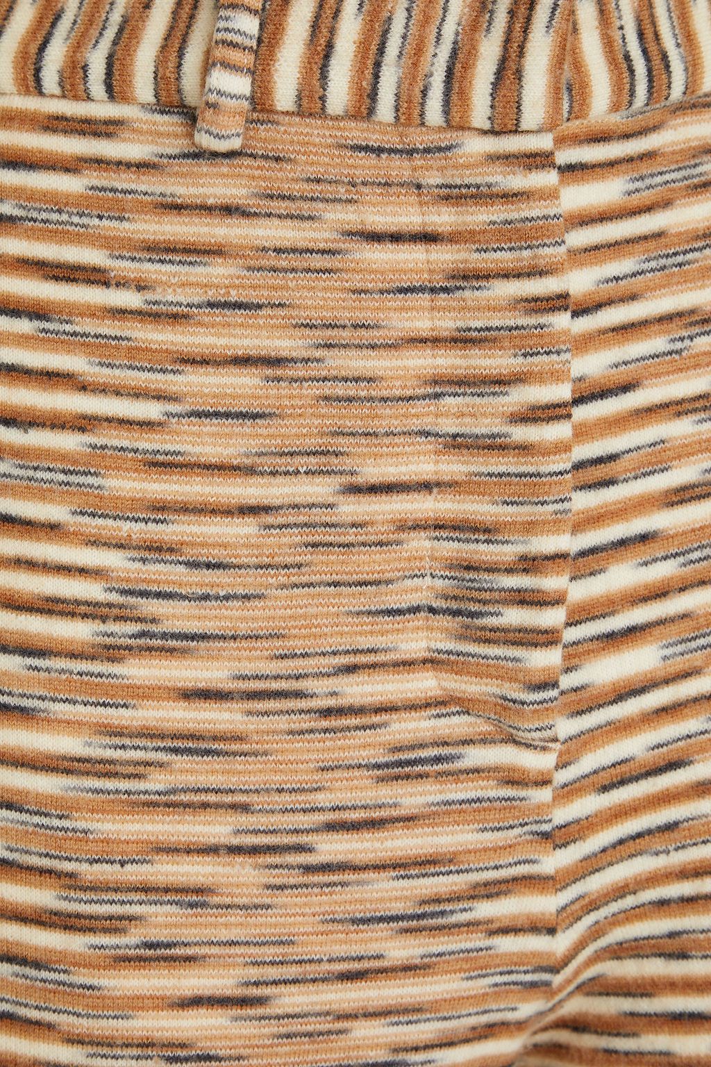 MISSONI Space-dyed flannel wide-leg pants