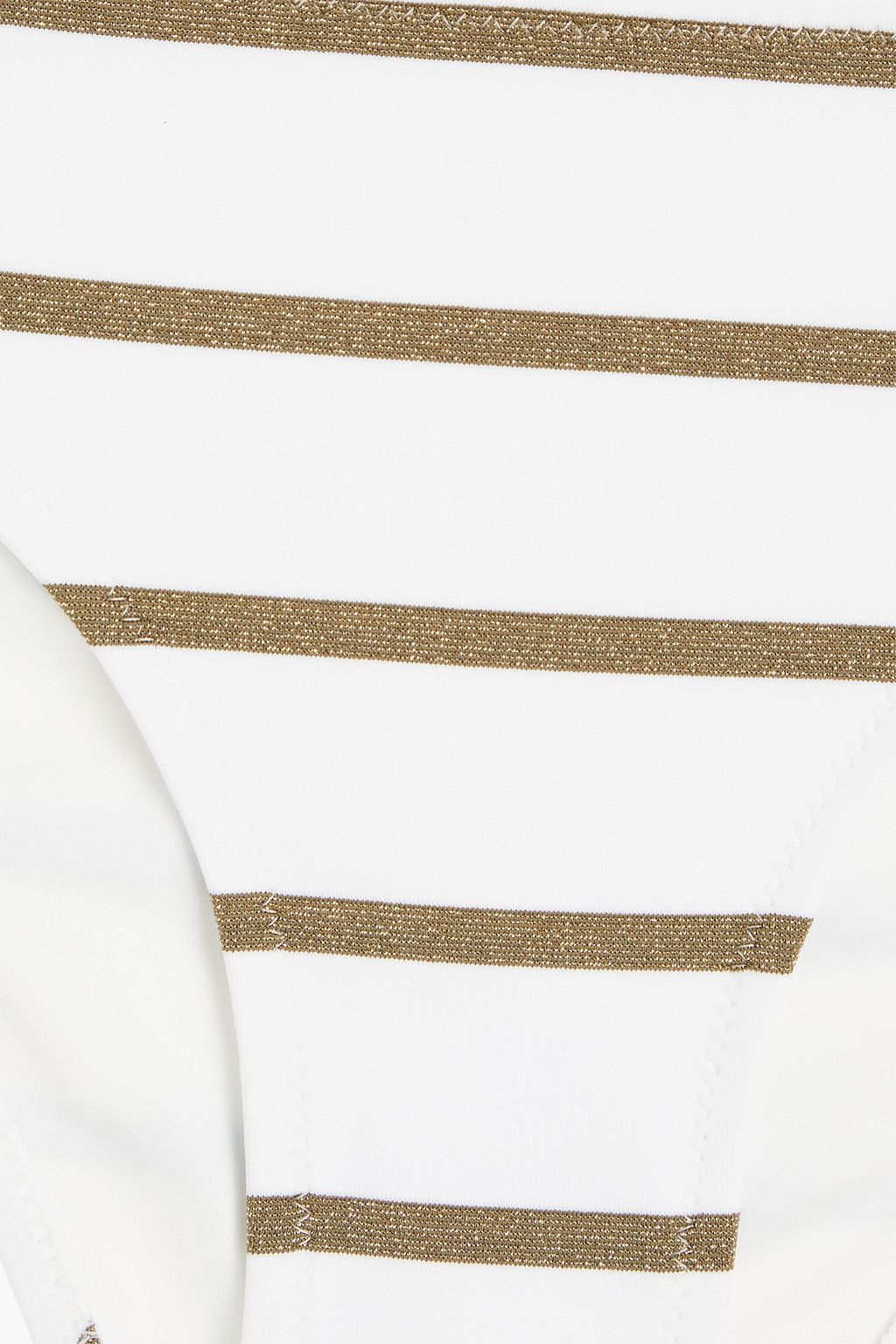 HEIDI KLEIN St Tropez metallic striped low-rise bikini briefs