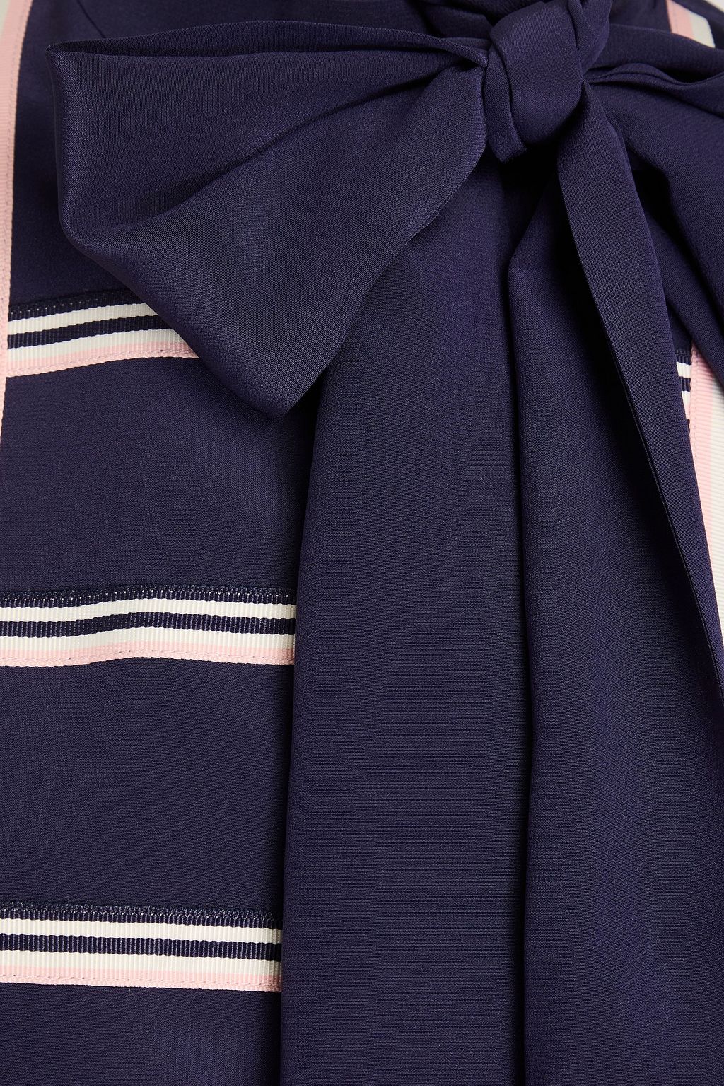 ZIMMERMANN Pussy-bow silk-satin blouse