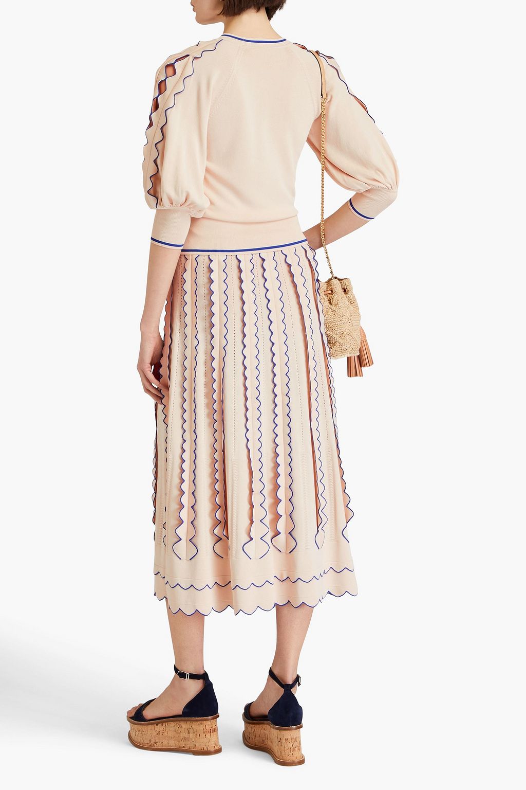 ZIMMERMANN Cutout stretch-knit top