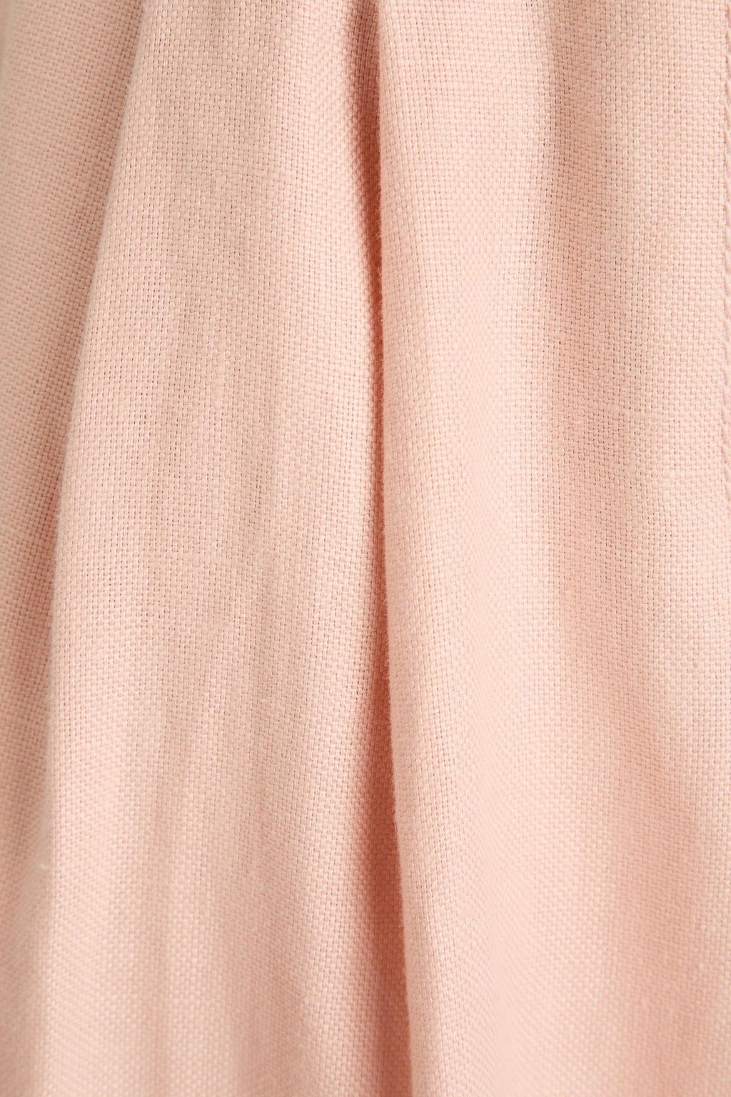 ZIMMERMANN Belted linen wide-leg pants