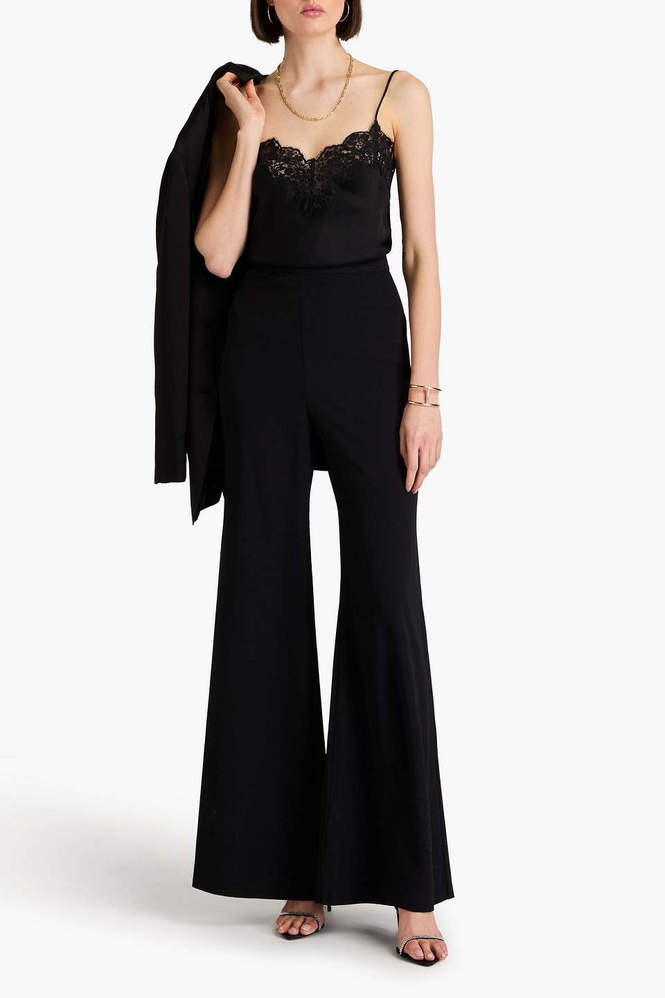 ZIMMERMANN TWILL FLARED PANTS