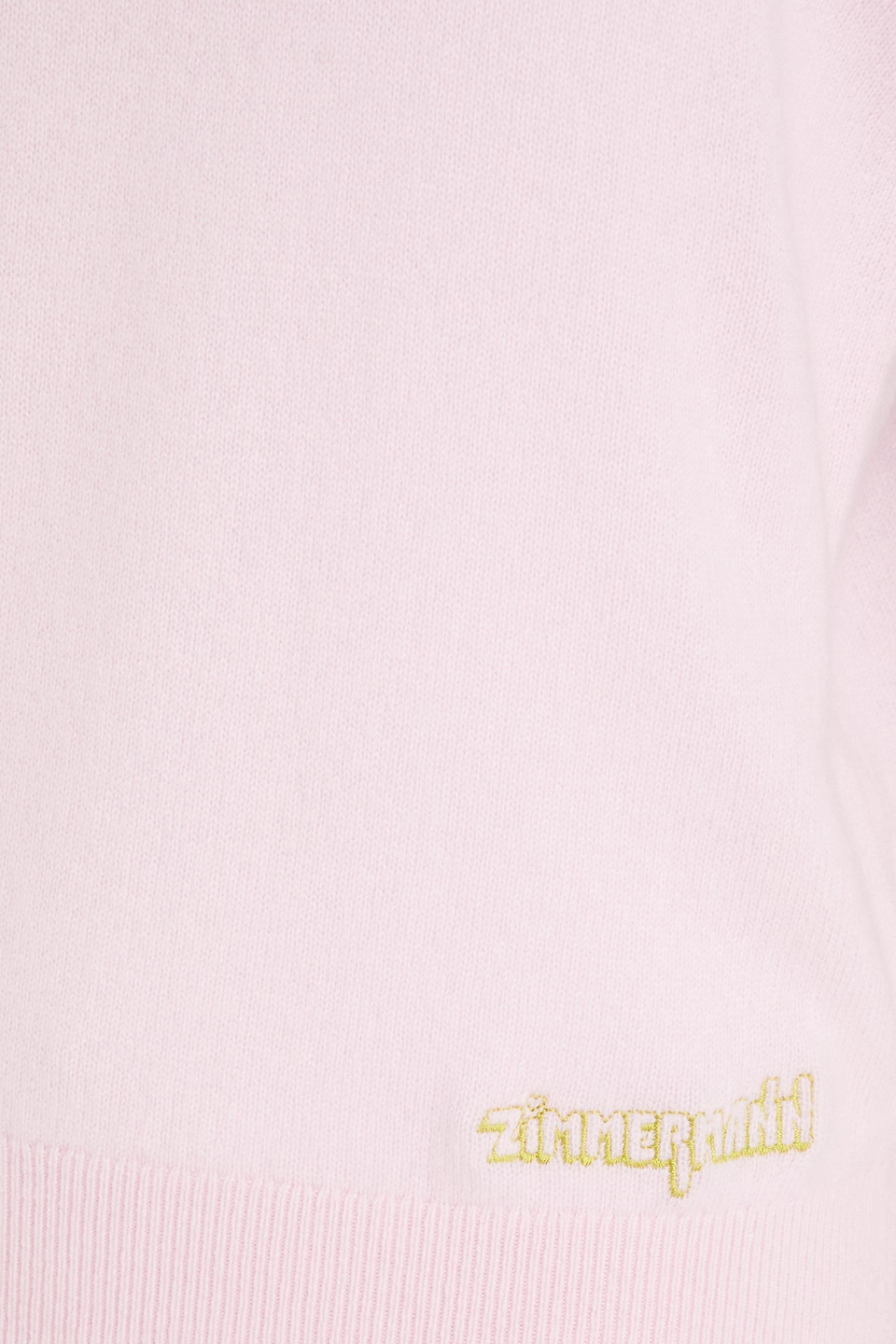 Zimmermann Cashmere Sweater In Baby Pink