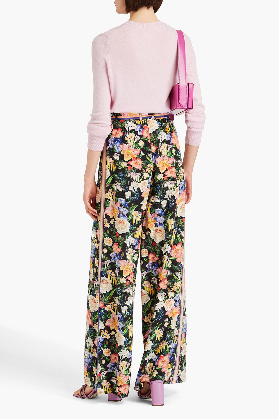 Zimmermann Cashmere Sweater In Baby Pink