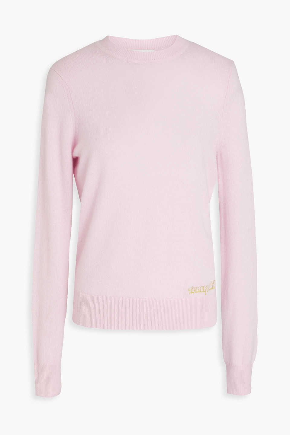 Zimmermann Cashmere Sweater In Baby Pink
