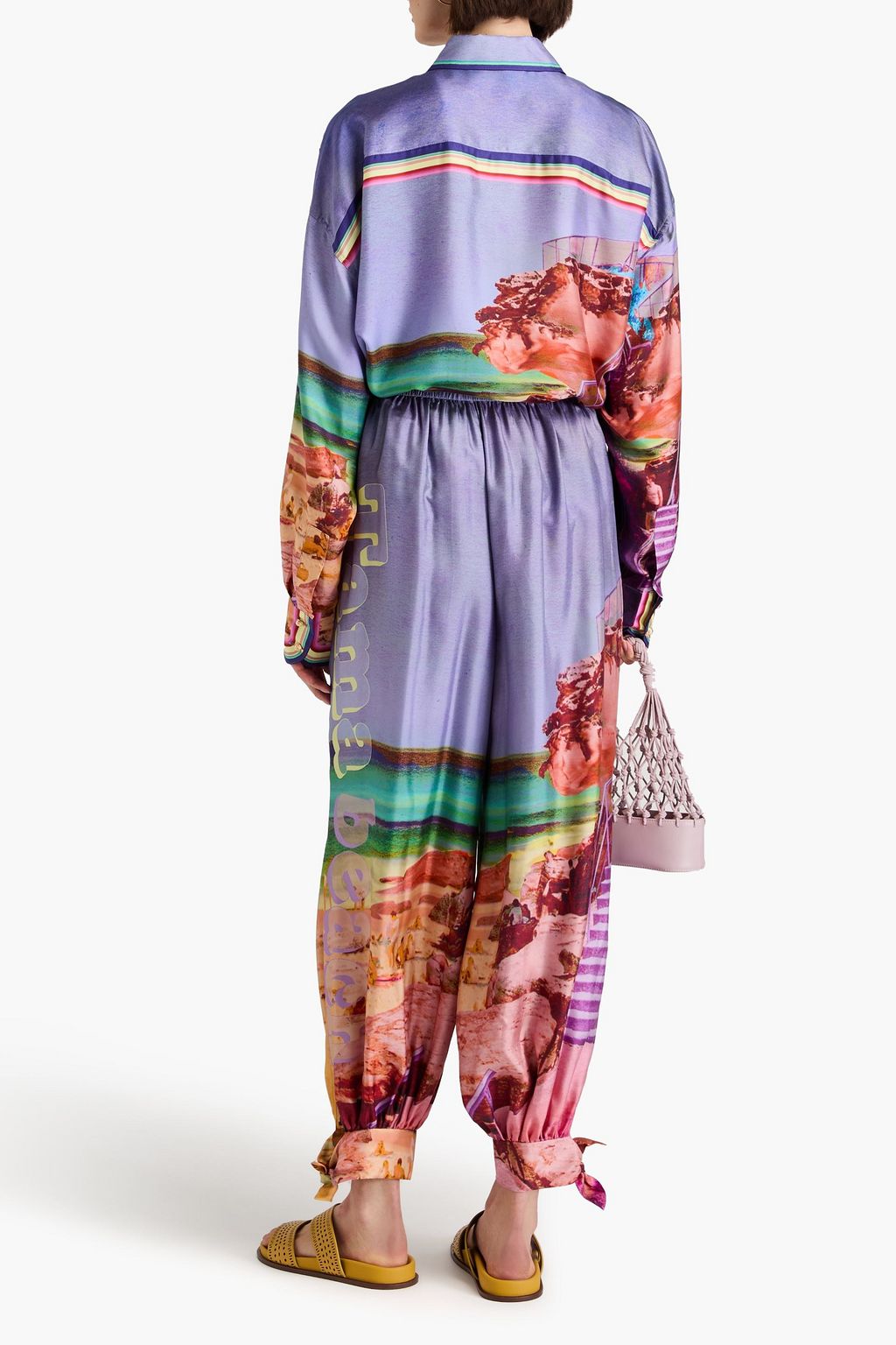 ZIMMERMANN Printed silk-twill shirt