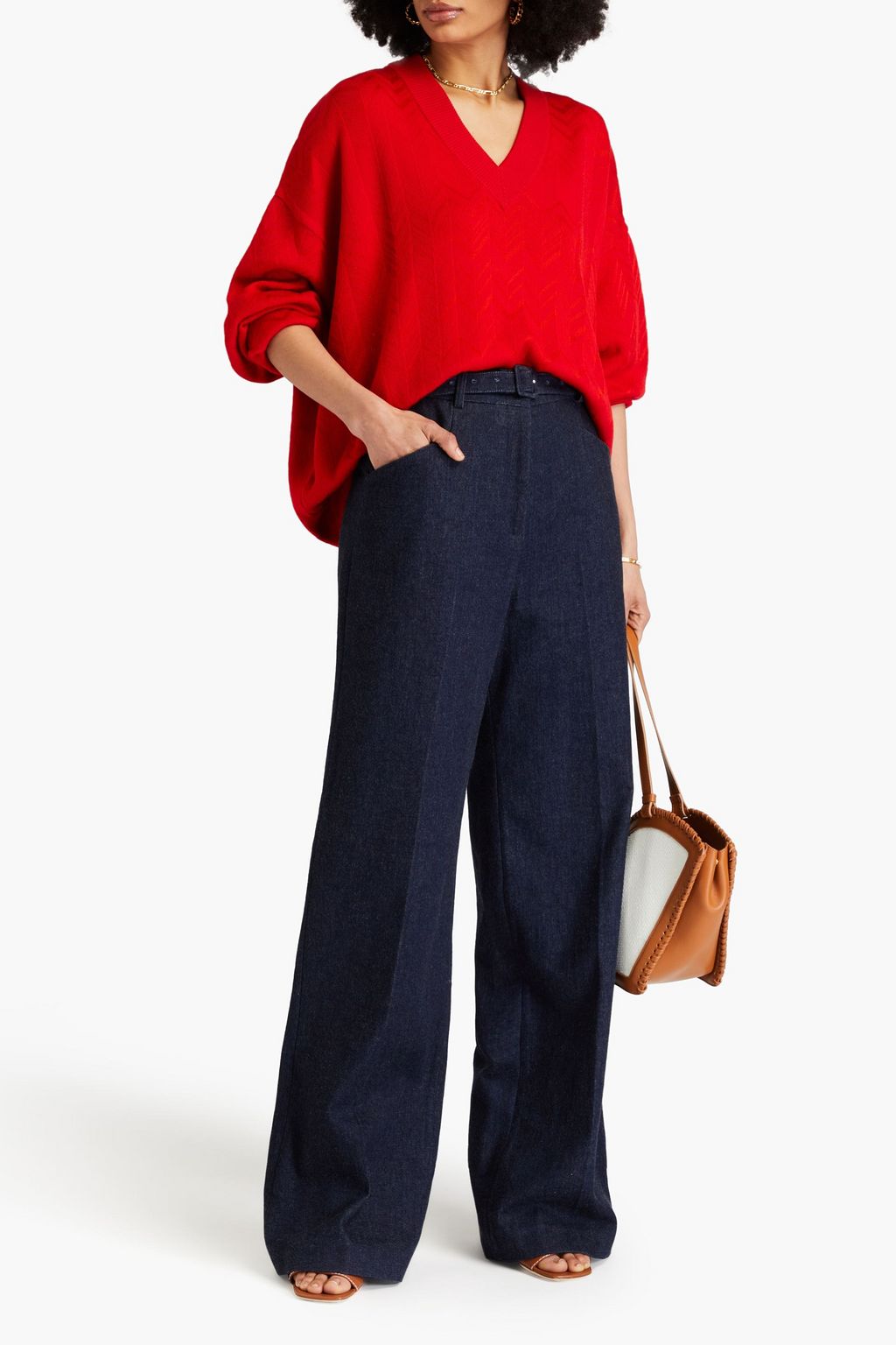 MISSONI Oversized wool-blend sweater