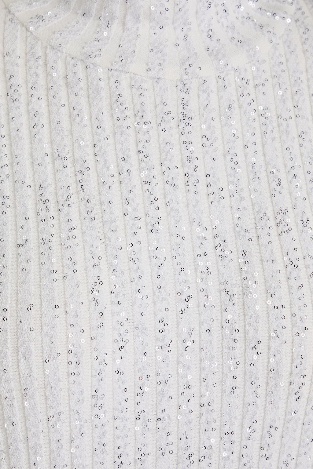MISSONI Sequined ribbed-knit maxi dress