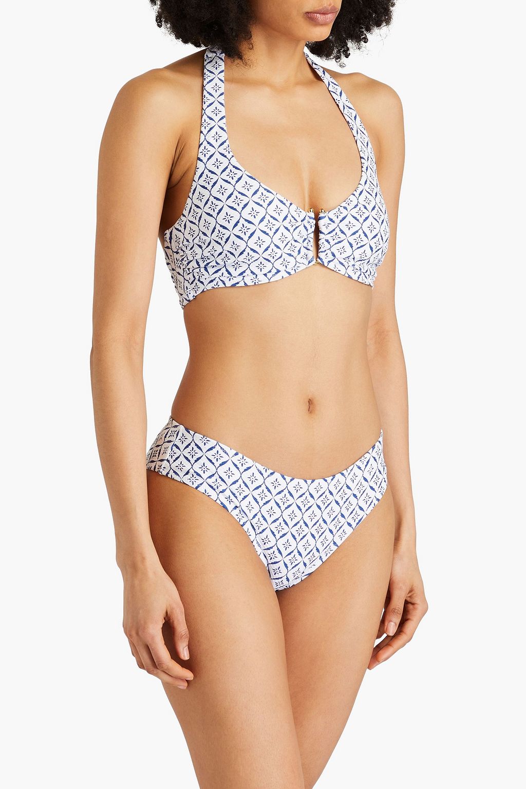 HEIDI KLEIN Capri printed mid-rise bikini briefs
