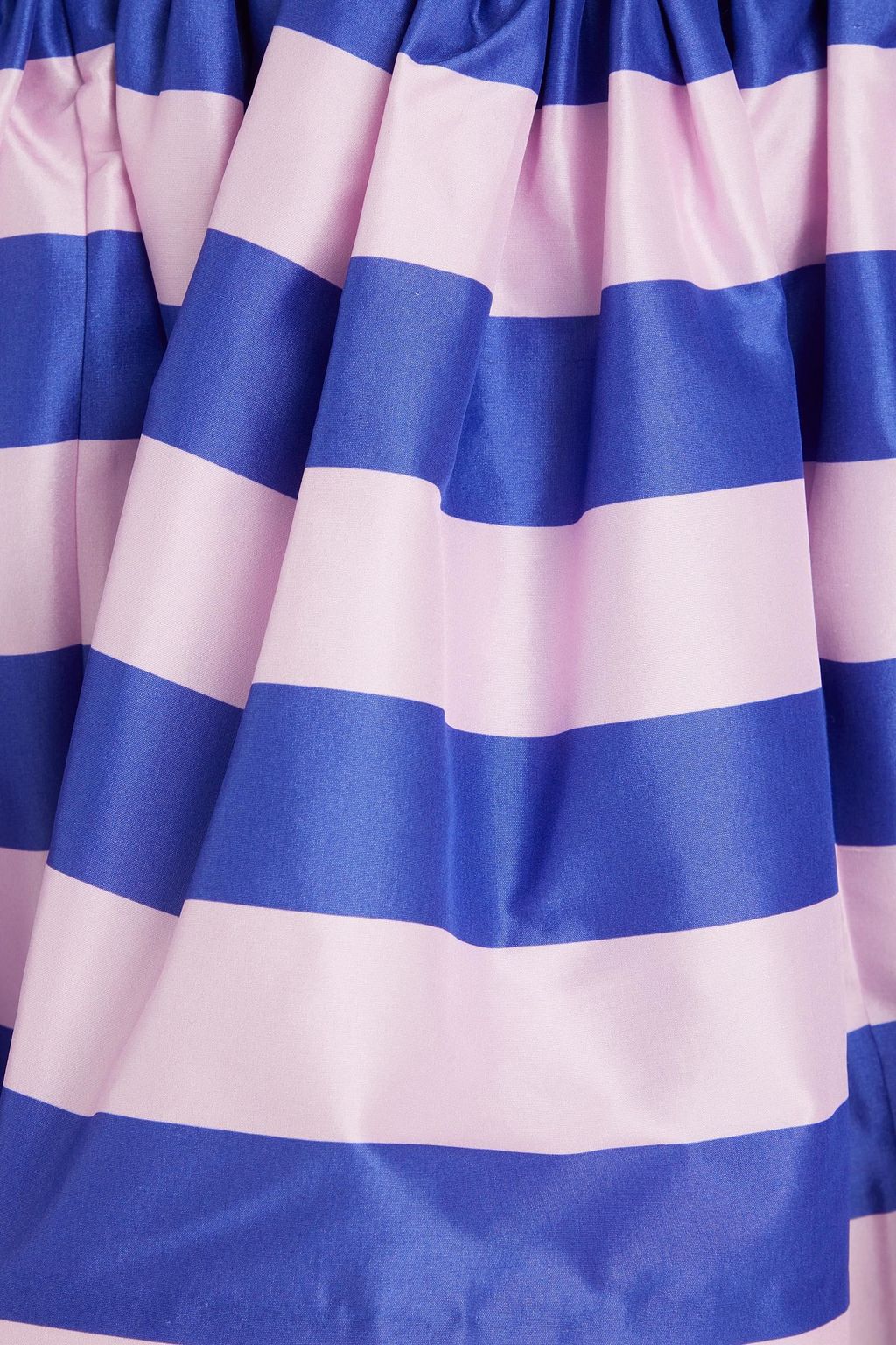 ZIMMERMANN Striped silk mini skirt