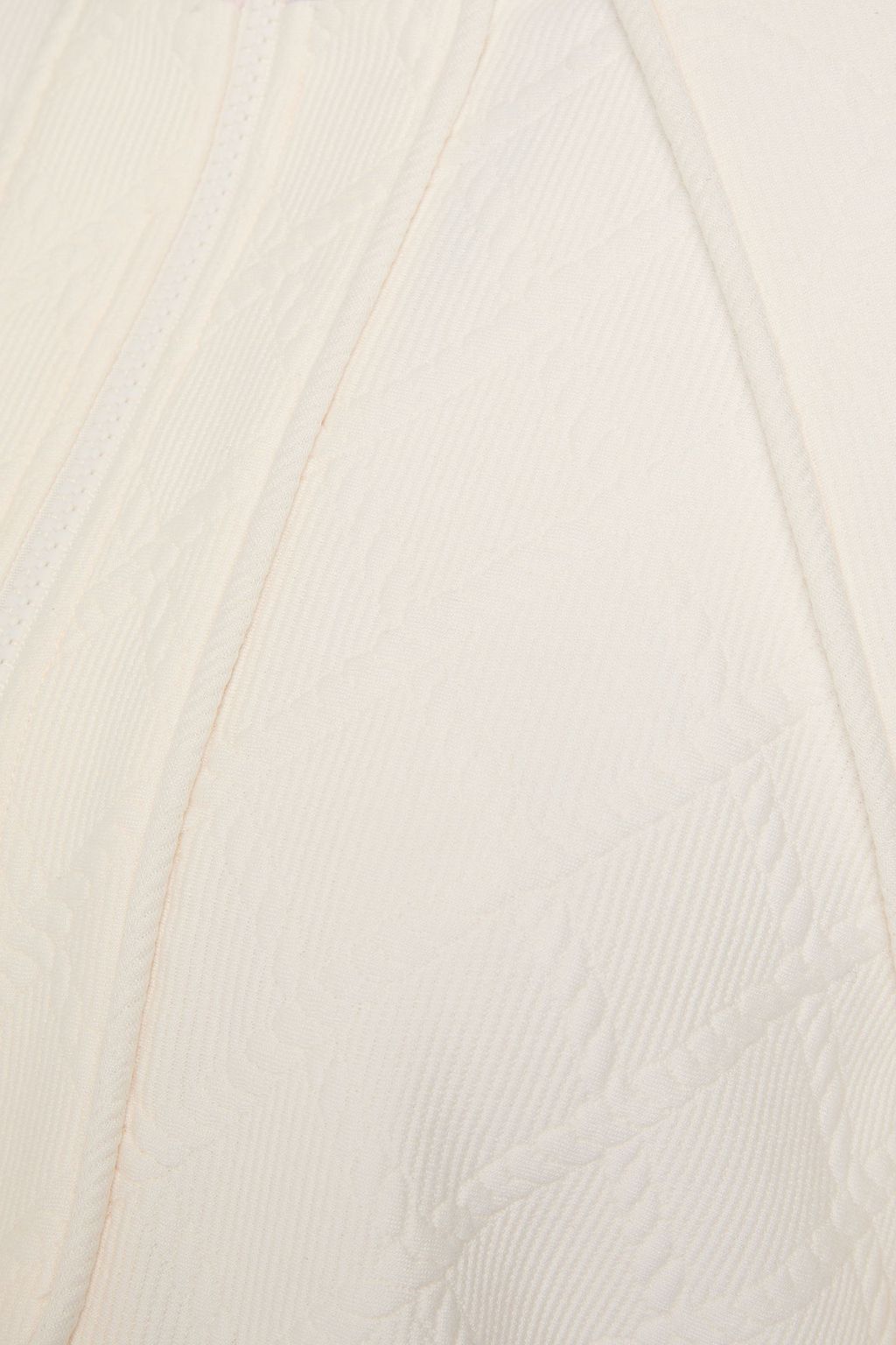 ZIMMERMANN Striped jacquard-knit half-zip sweatshirt