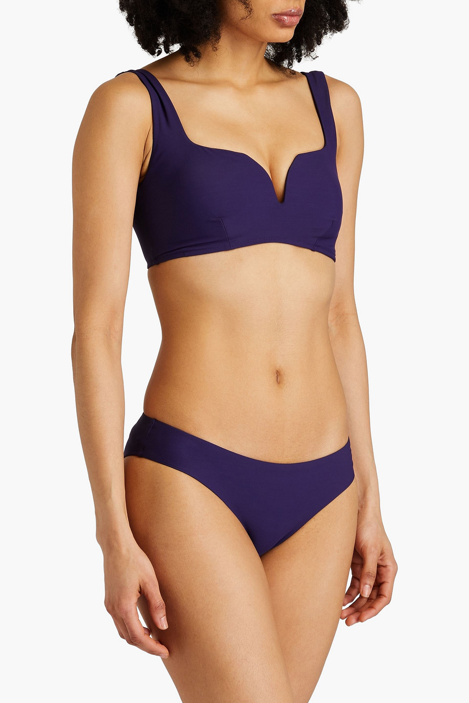  Bondi Born - Nadia Halbhohes Bikini-höschen - Blau - Xs 