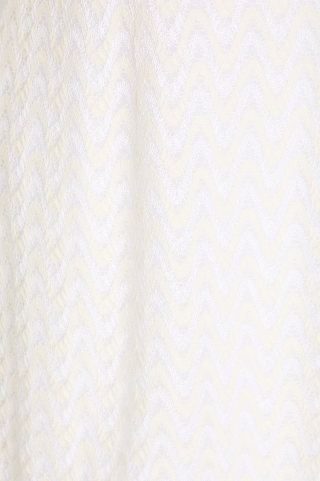 MISSONI فستان قصير من مزيج الصوف من نسيج بحبكة كروشيه