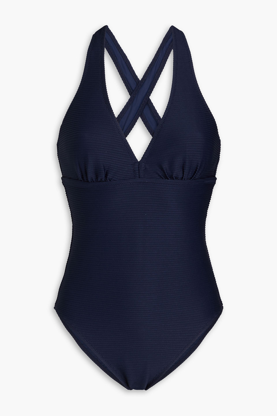 Ribbed underwired swimsuit