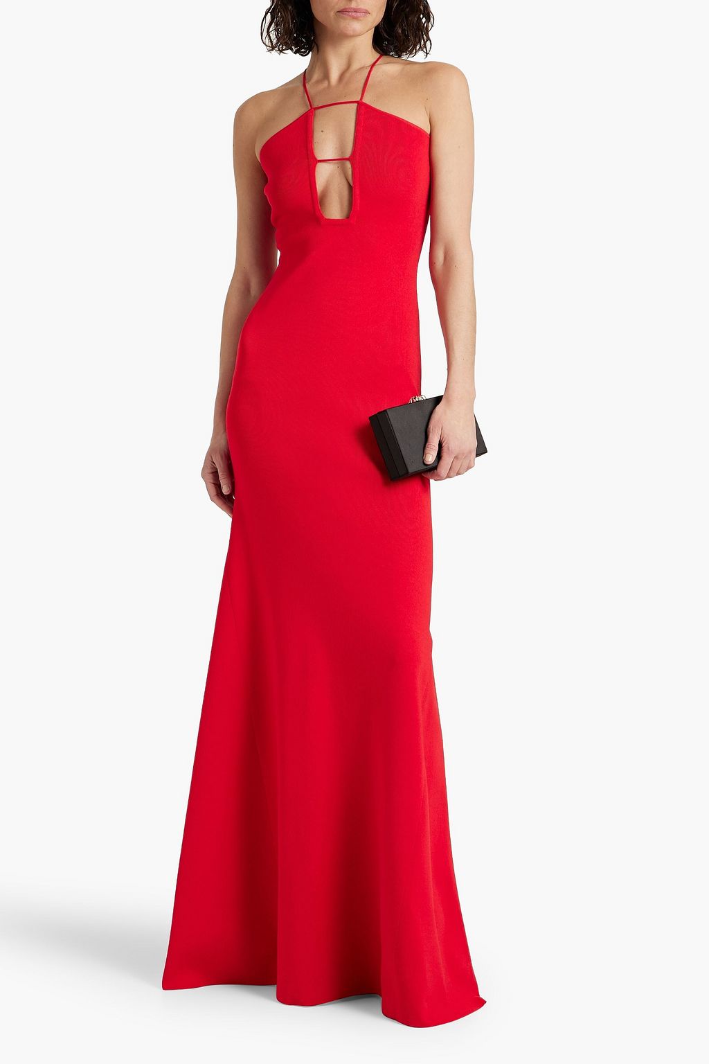 VICTORIA BECKHAM Cutout crepe gown