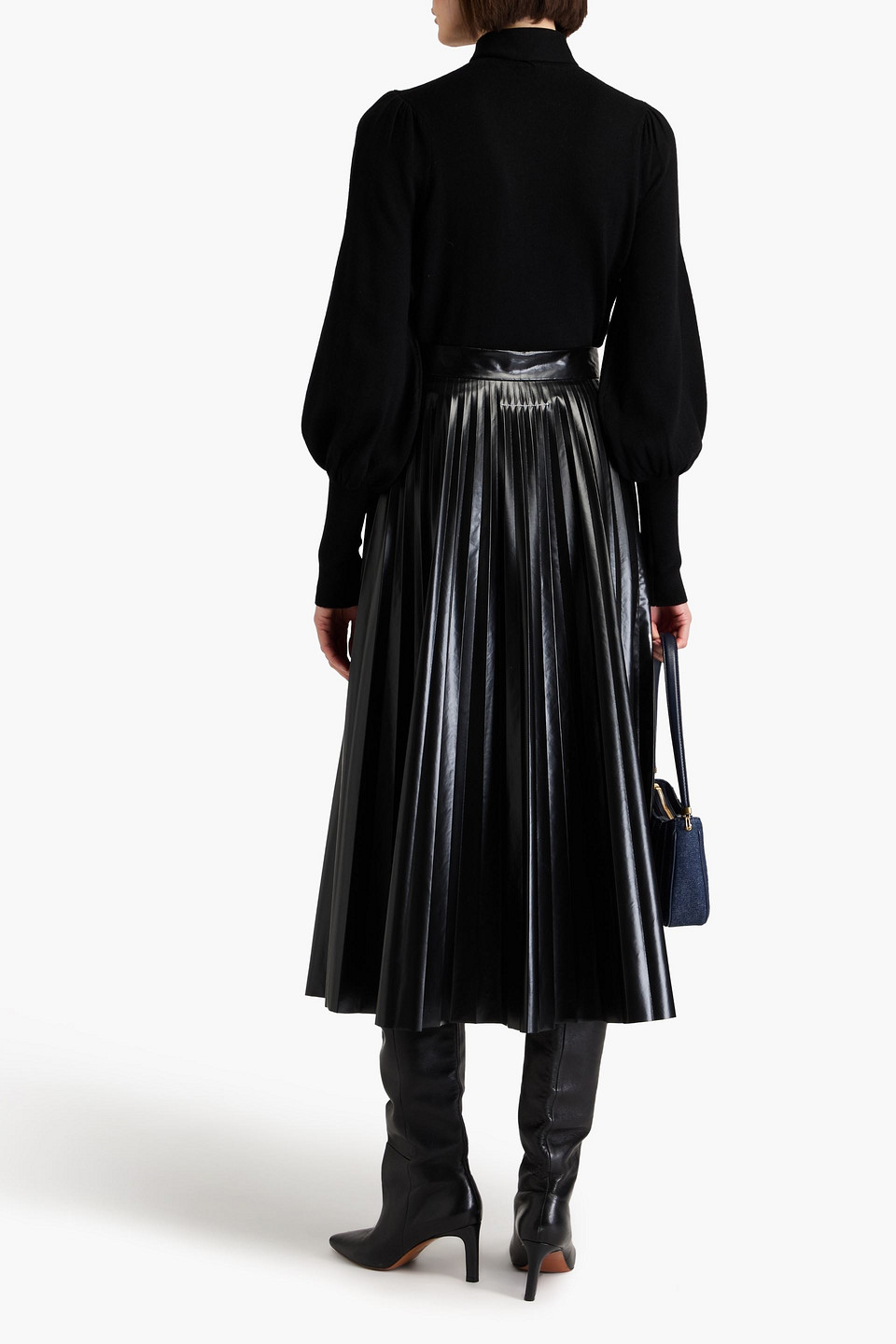 Zimmermann Merino Wool Turtleneck Sweater In Black