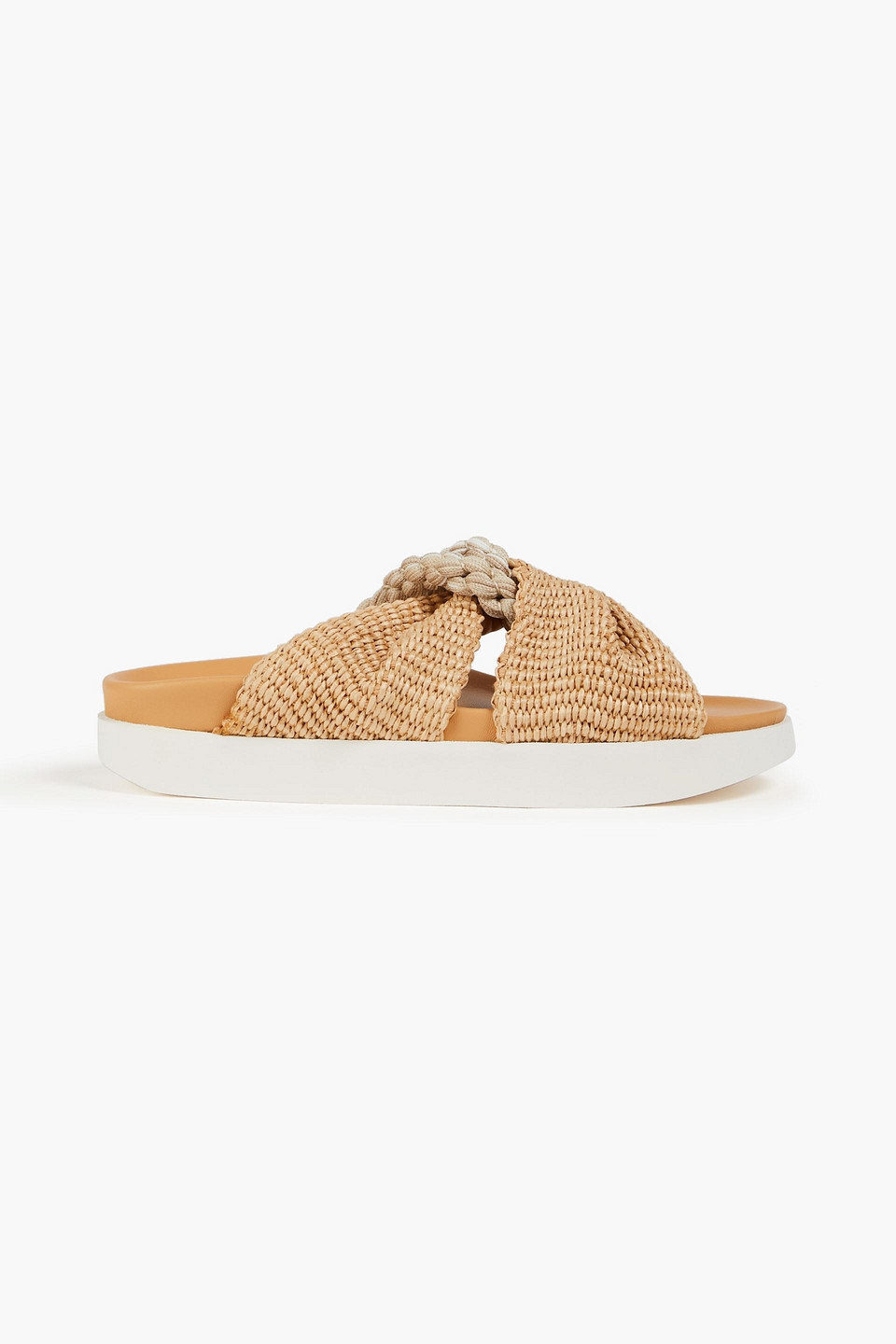 Zimmermann Woven Cord Slides In Brown