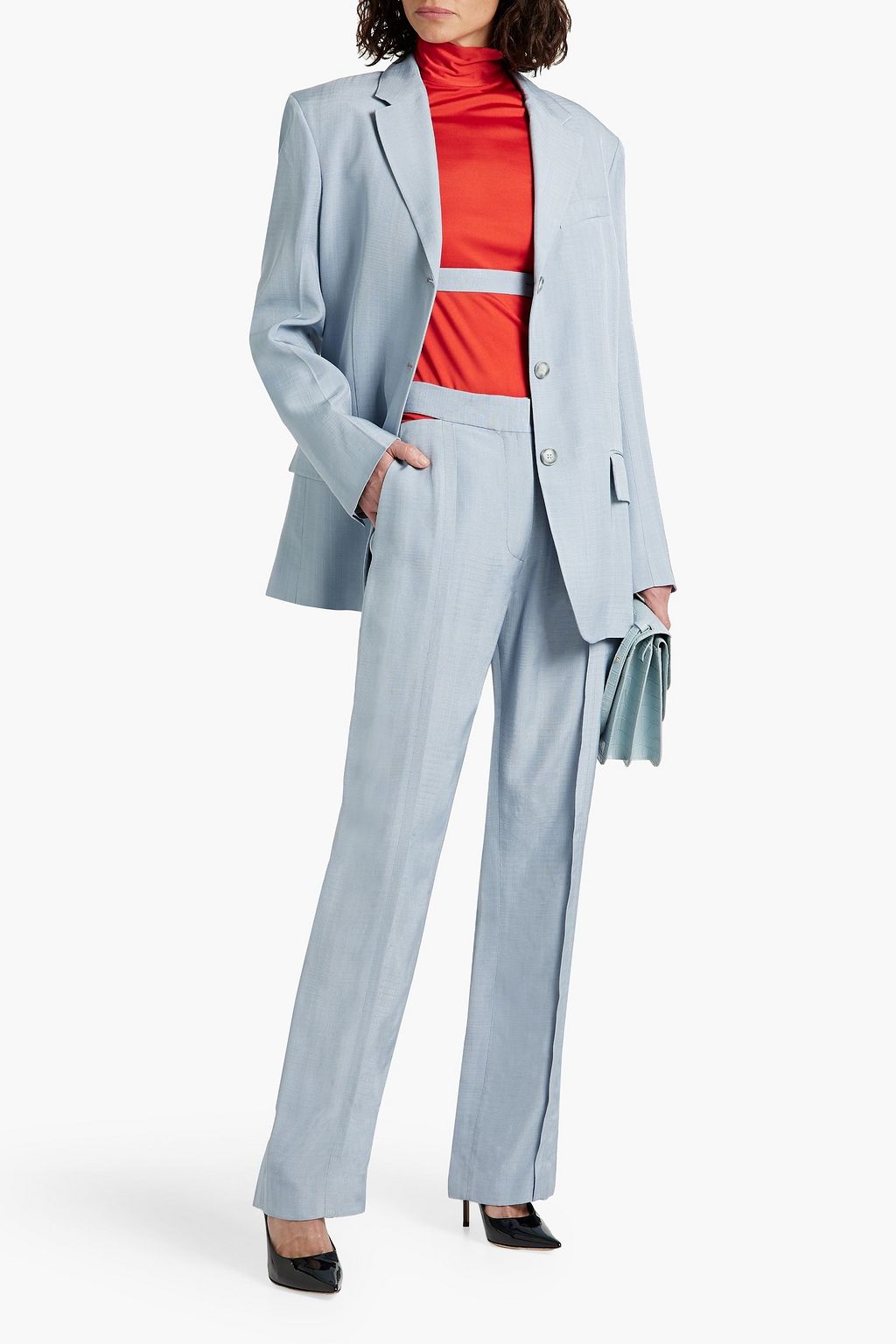 VICTORIA BECKHAM 자카드 블레이저
