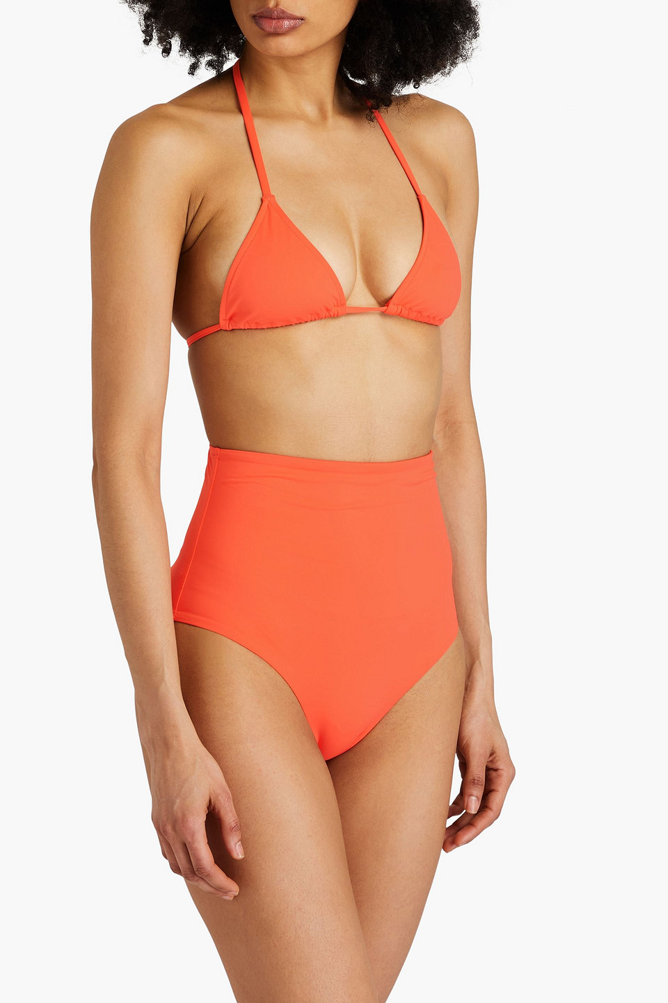  Bondi Born - Laini Hoch Sitzendes Bikini-höschen - Orange - S 