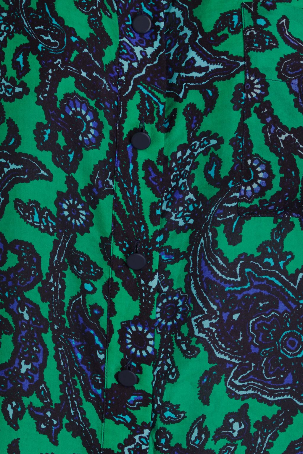 ZIMMERMANN Hemd aus Seidensatin mit Paisley-Print