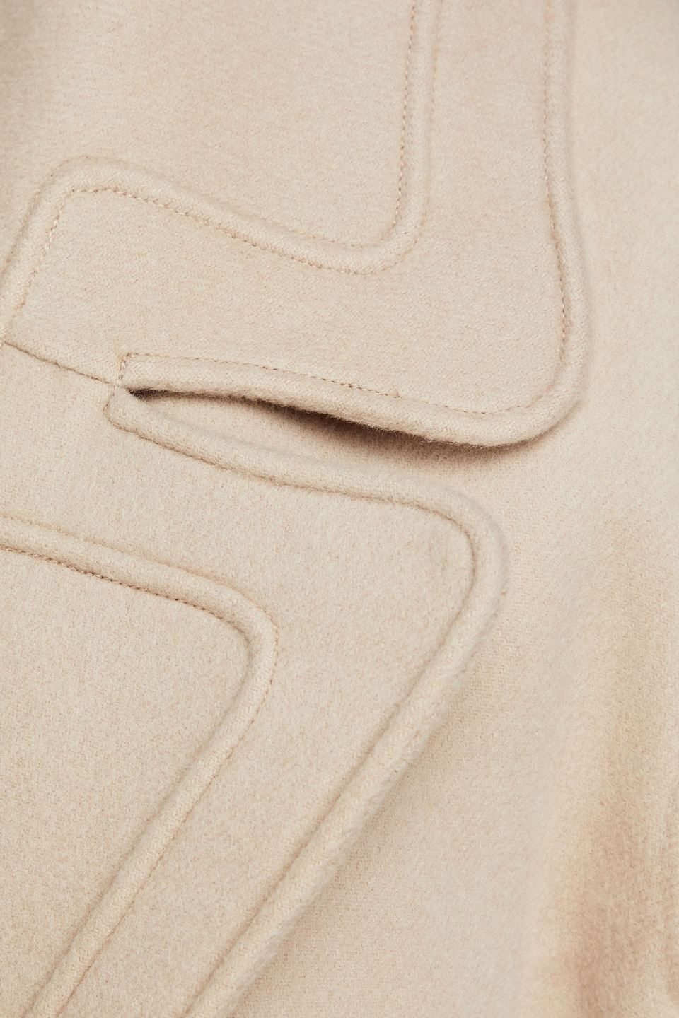 Zimmermann Wool-blend Felt Coat In Beige