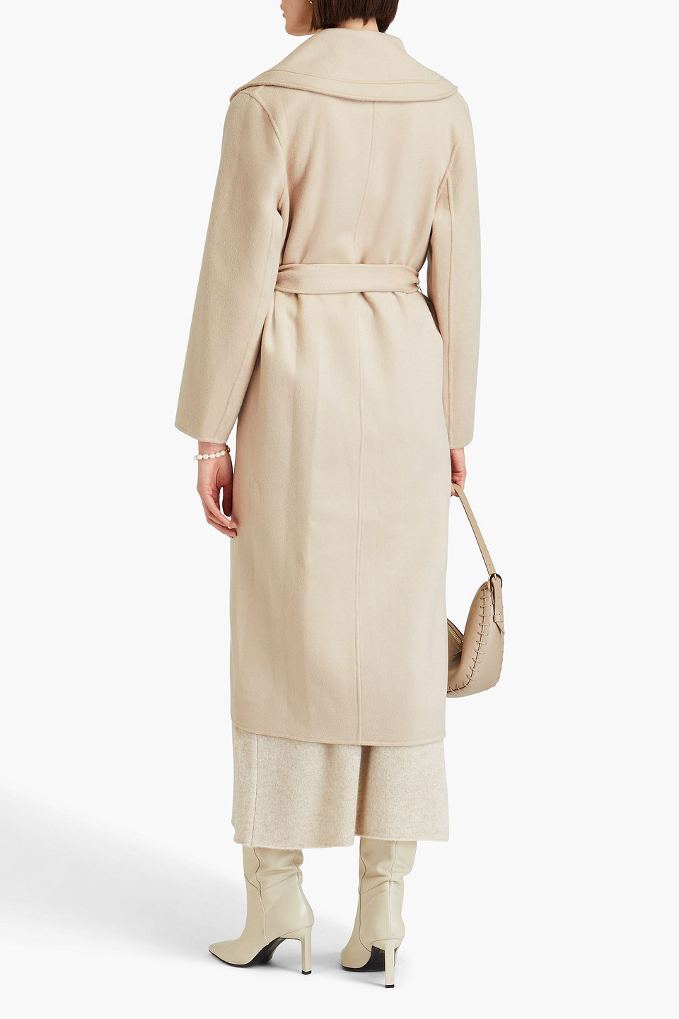 Zimmermann Wool-blend Felt Coat In Beige