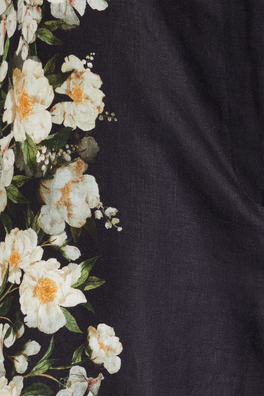 ZIMMERMANN Floral-print linen wide-leg pants