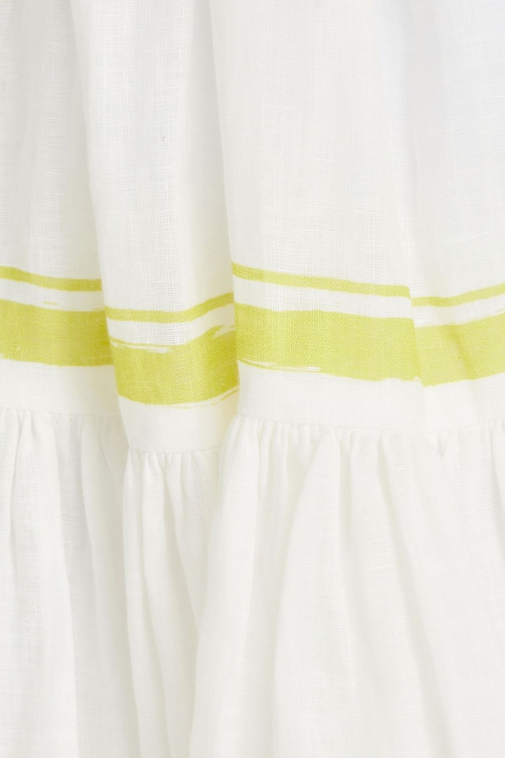 ZIMMERMANN Striped linen mini shirt dress