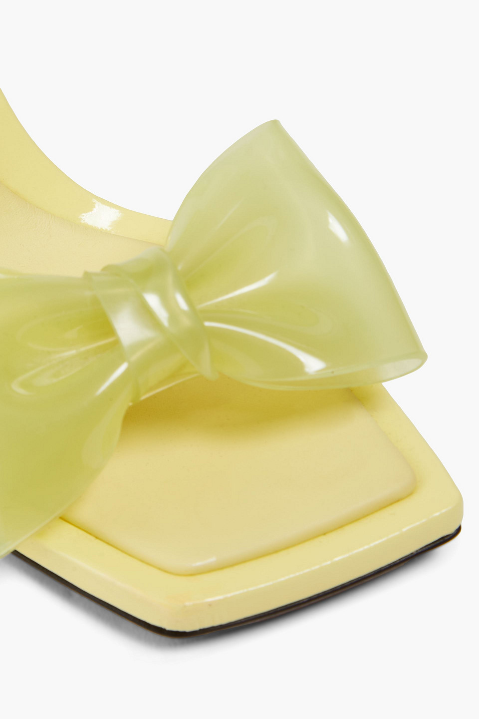 ZIMMERMANN BOW-DETAILED PVC SANDALS