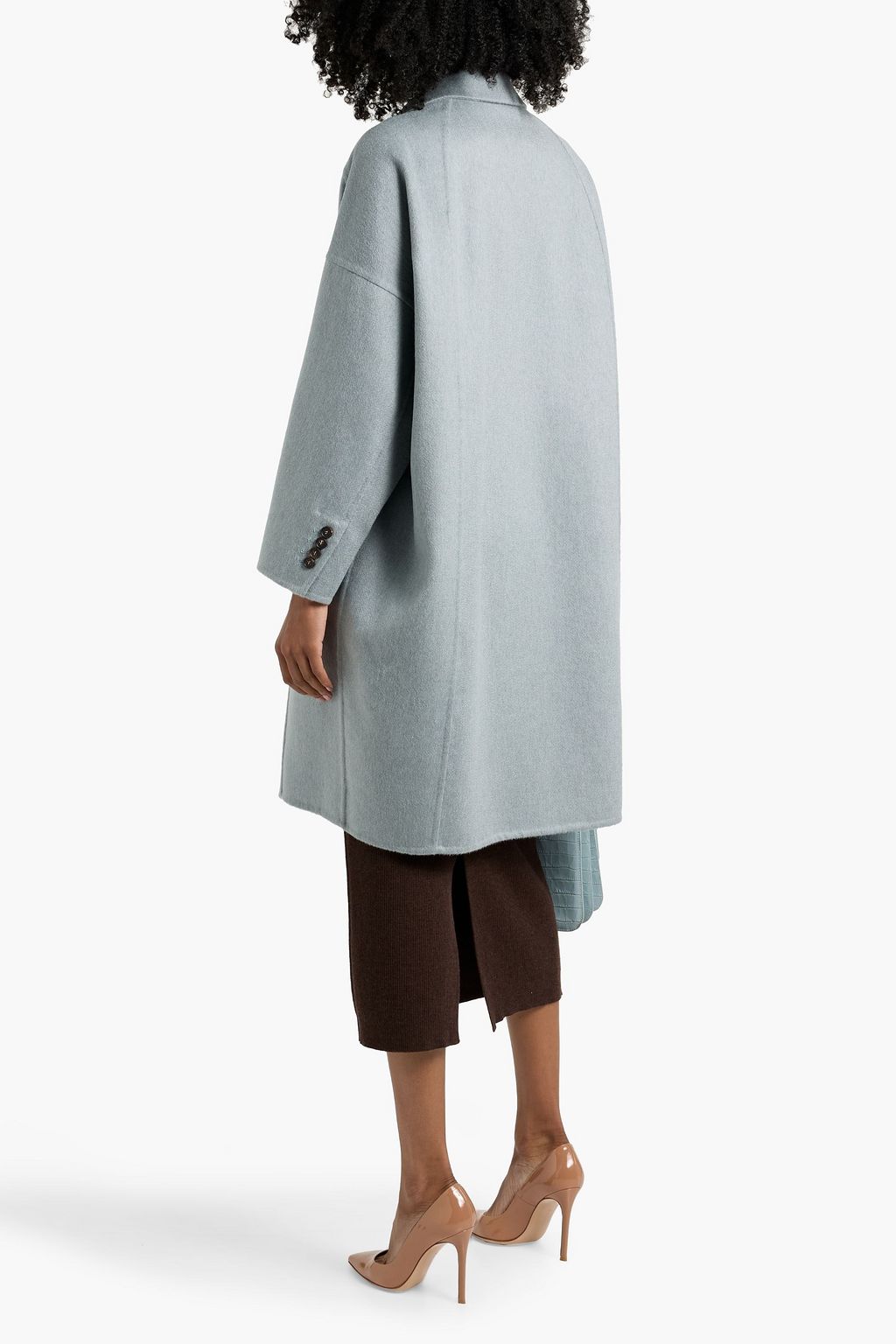 BRUNELLO CUCINELLI Double-breasted cashmere-felt coat