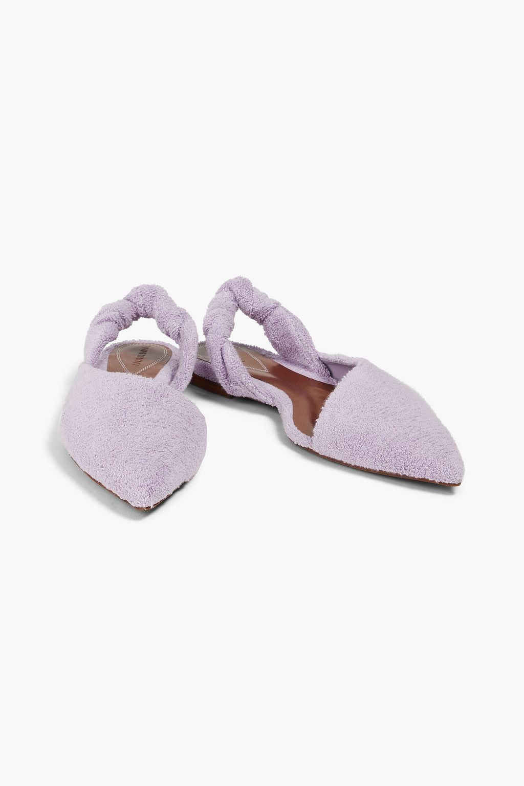 ZIMMERMANN Terry slingback point-toe flats