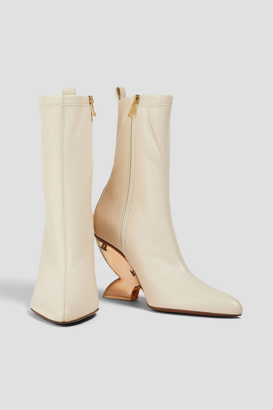 ZIMMERMANN LEATHER ANKLE BOOTS