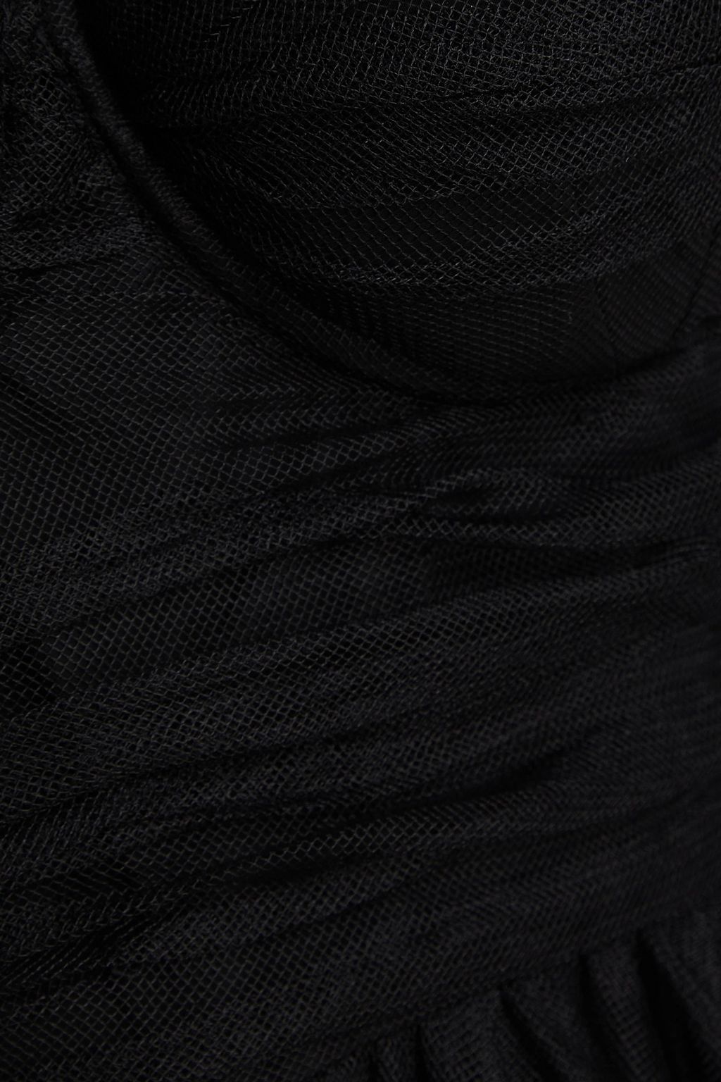 ZIMMERMANN Ruched tulle midi dress