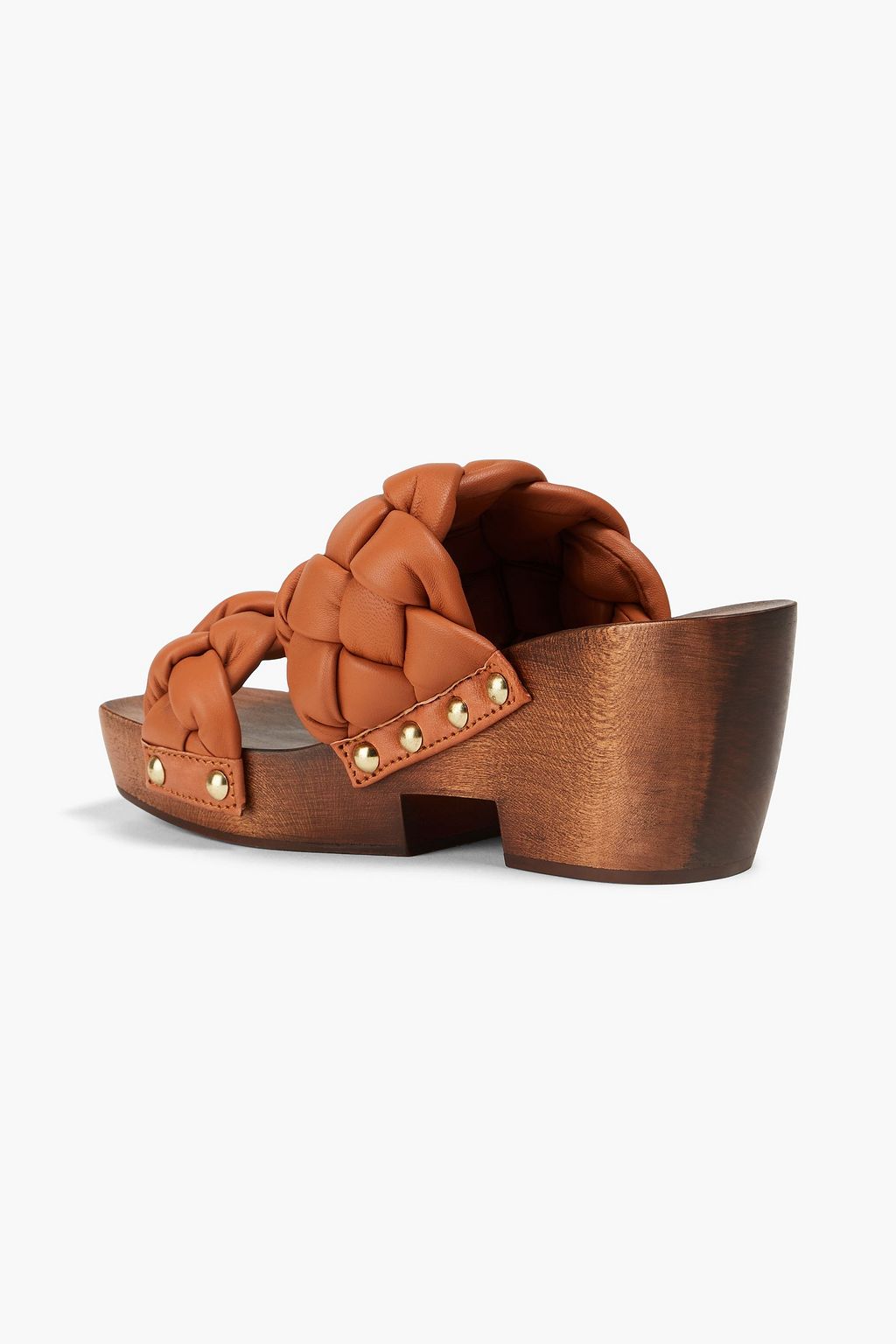 ZIMMERMANN Woven leather platform clogs