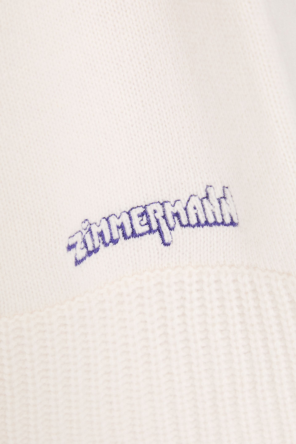 Zimmermann Cashmere Turtleneck Sweater In Ecru