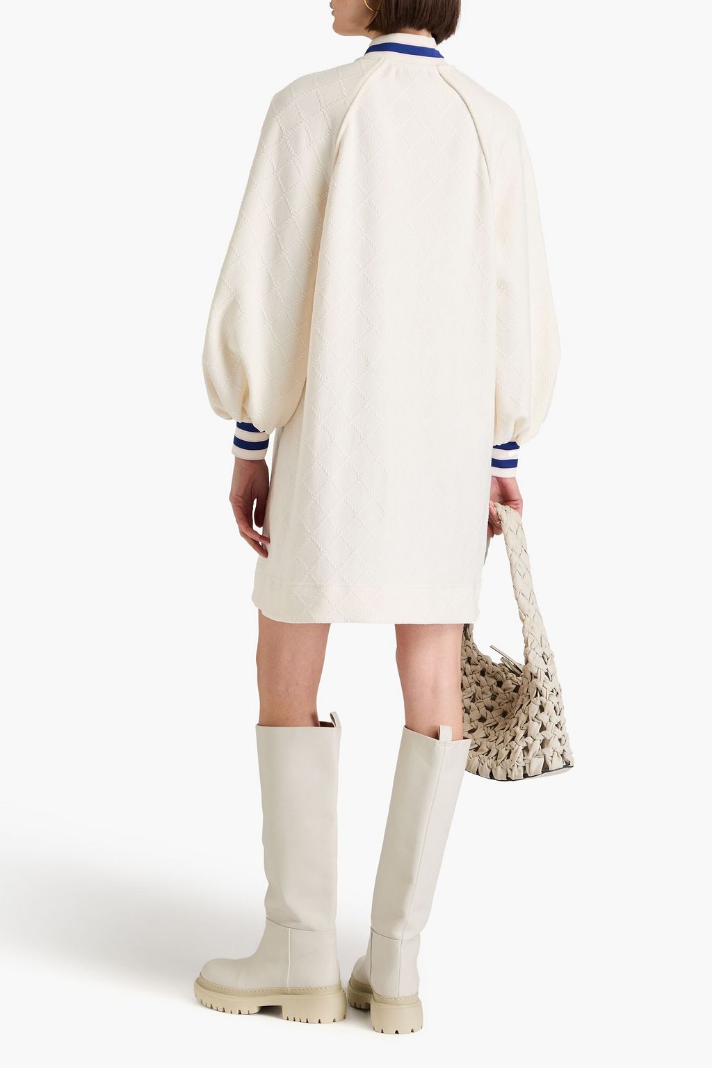 ZIMMERMANN Striped jacquard mini dress