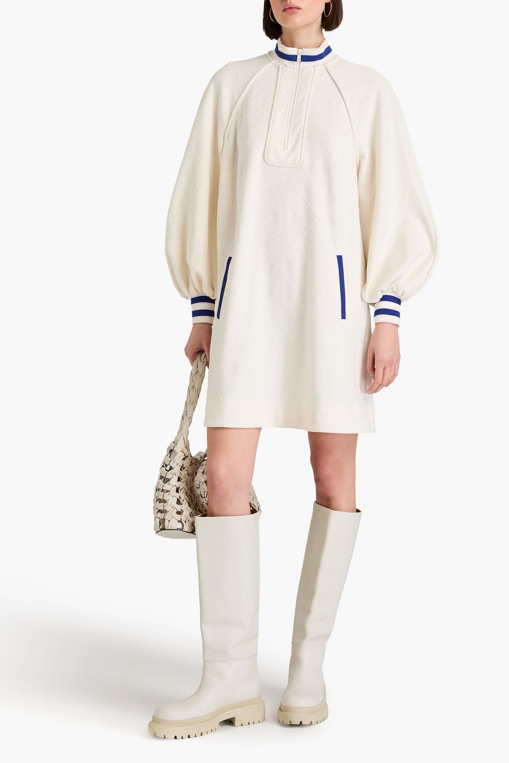 ZIMMERMANN Striped jacquard mini dress | THE OUTNET