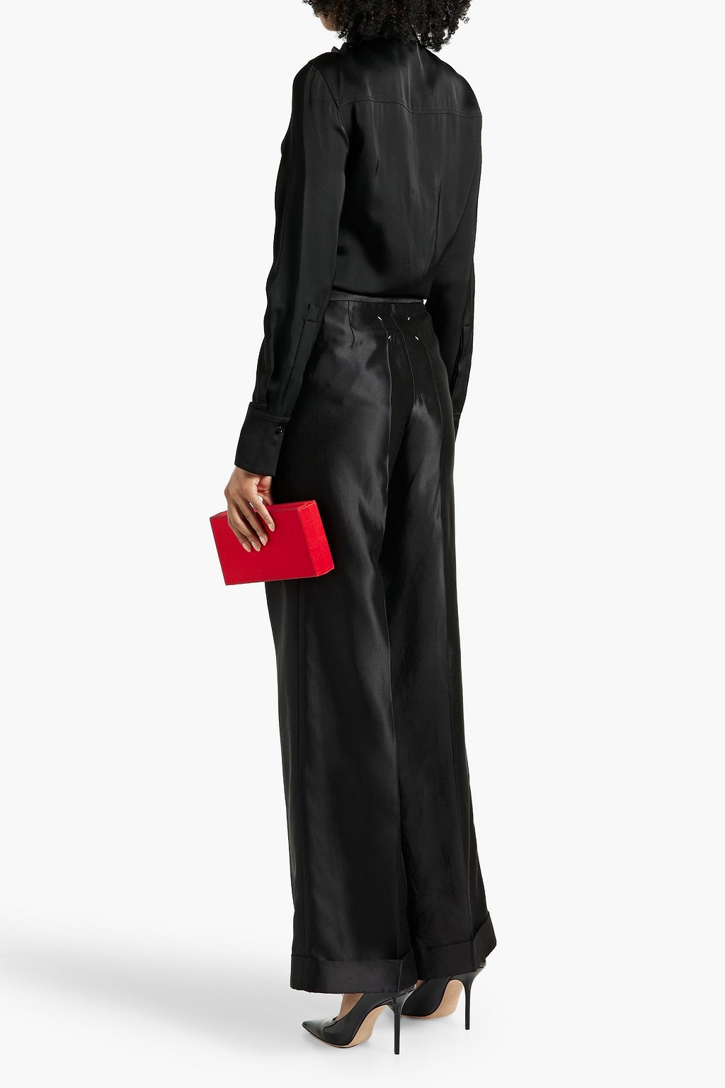 MAISON MARGIELA Mikado wide-leg pants