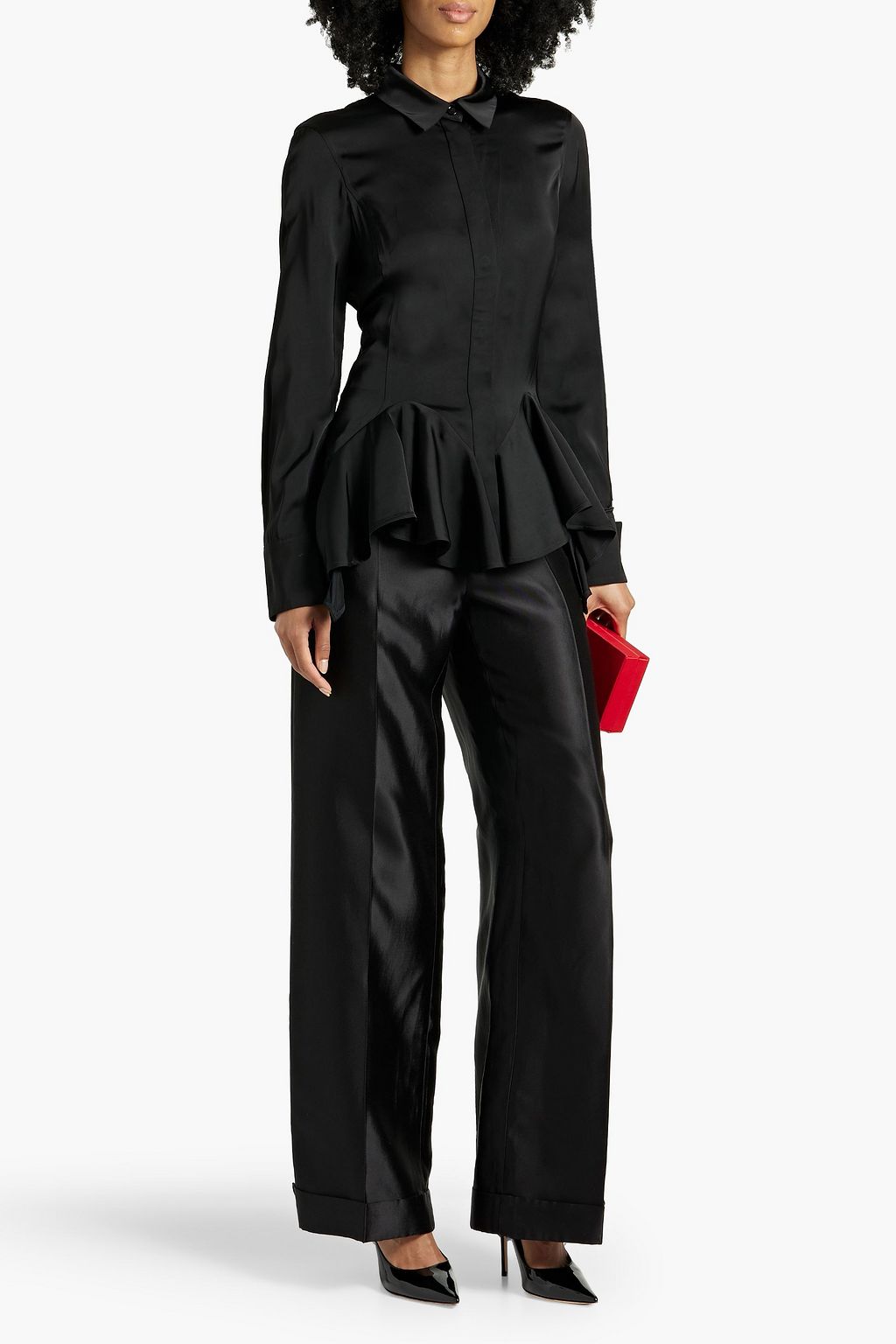 MAISON MARGIELA Mikado wide-leg pants