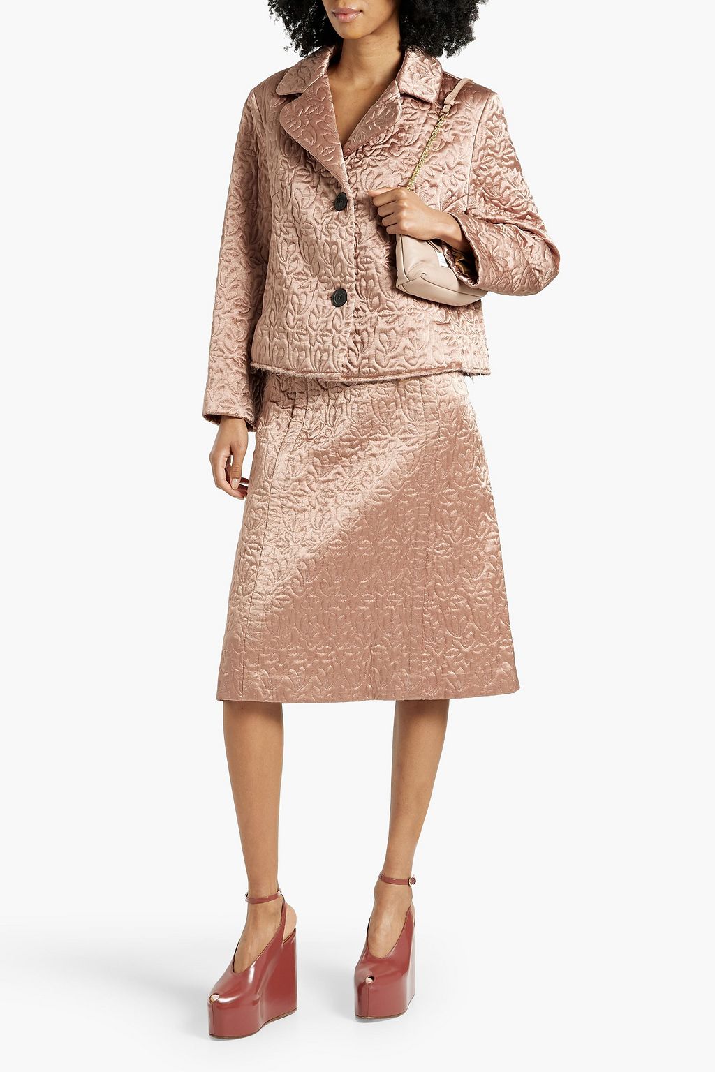 MAISON MARGIELA Quilted satin jacket