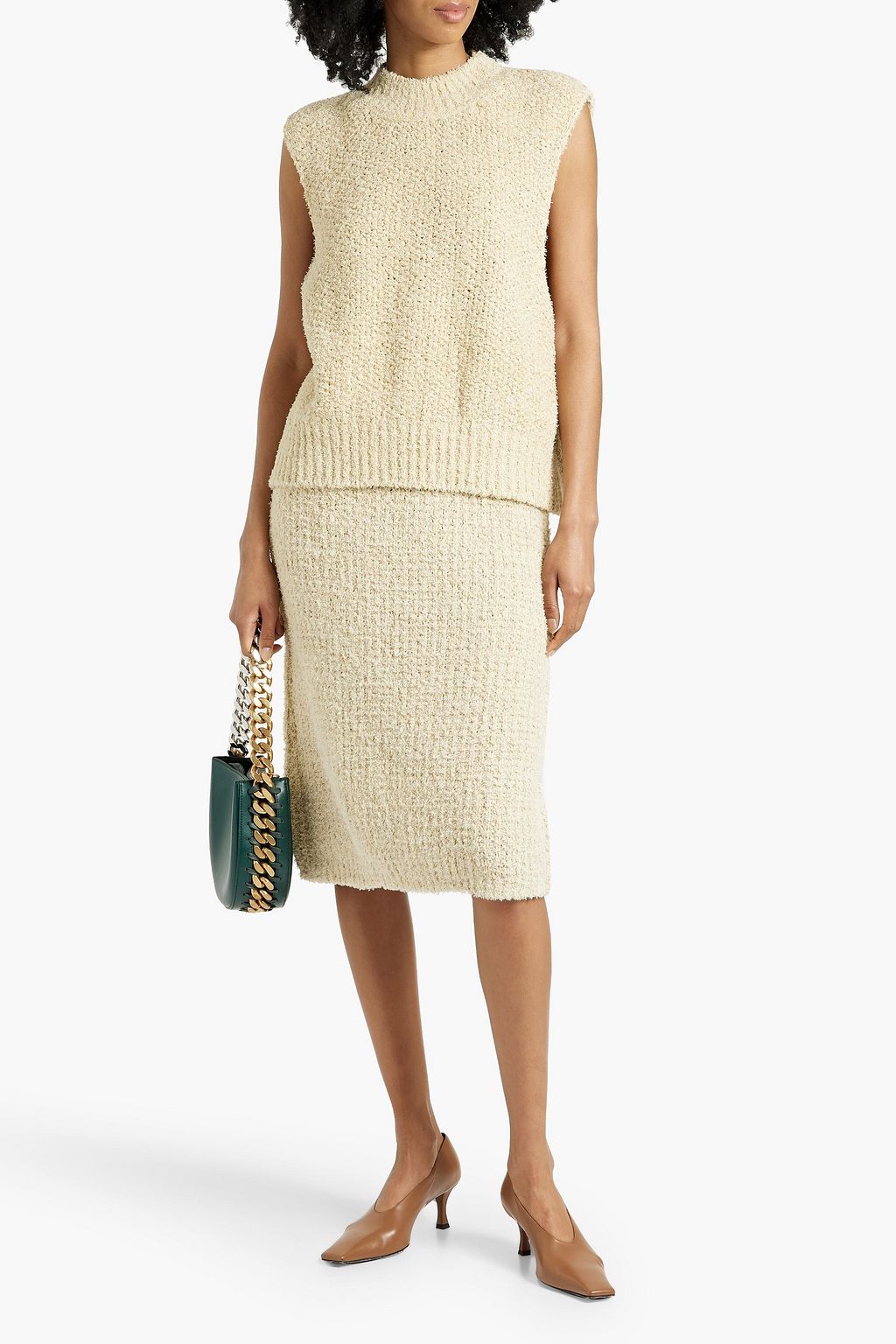 MAISON MARGIELA Flax-blend skirt