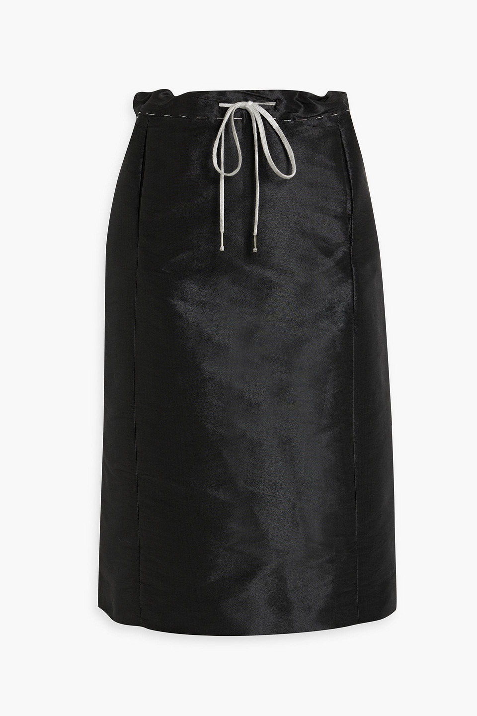 Maison Margiela Taffeta Skirt In Black