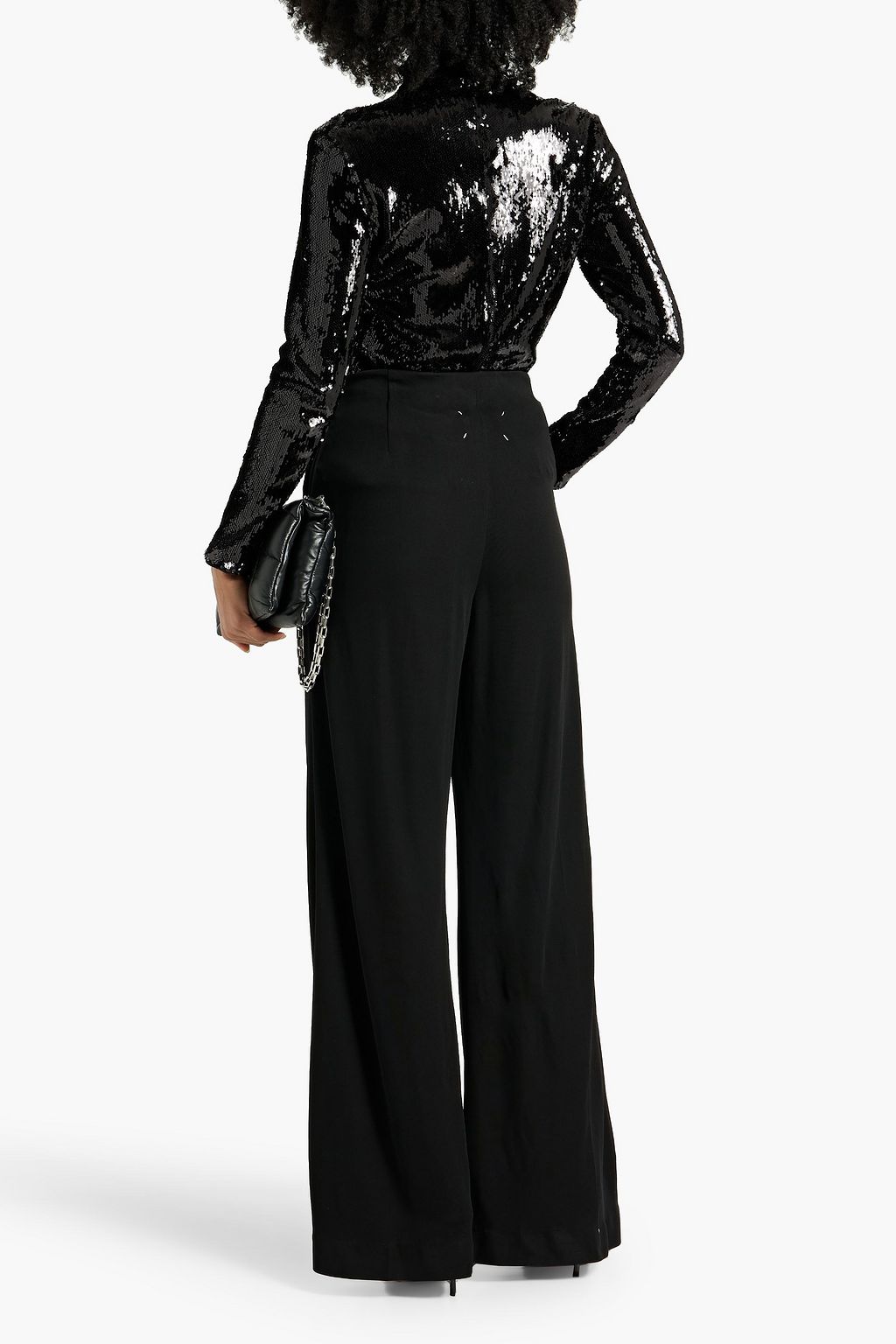 MAISON MARGIELA Pleated twill wide-leg pants