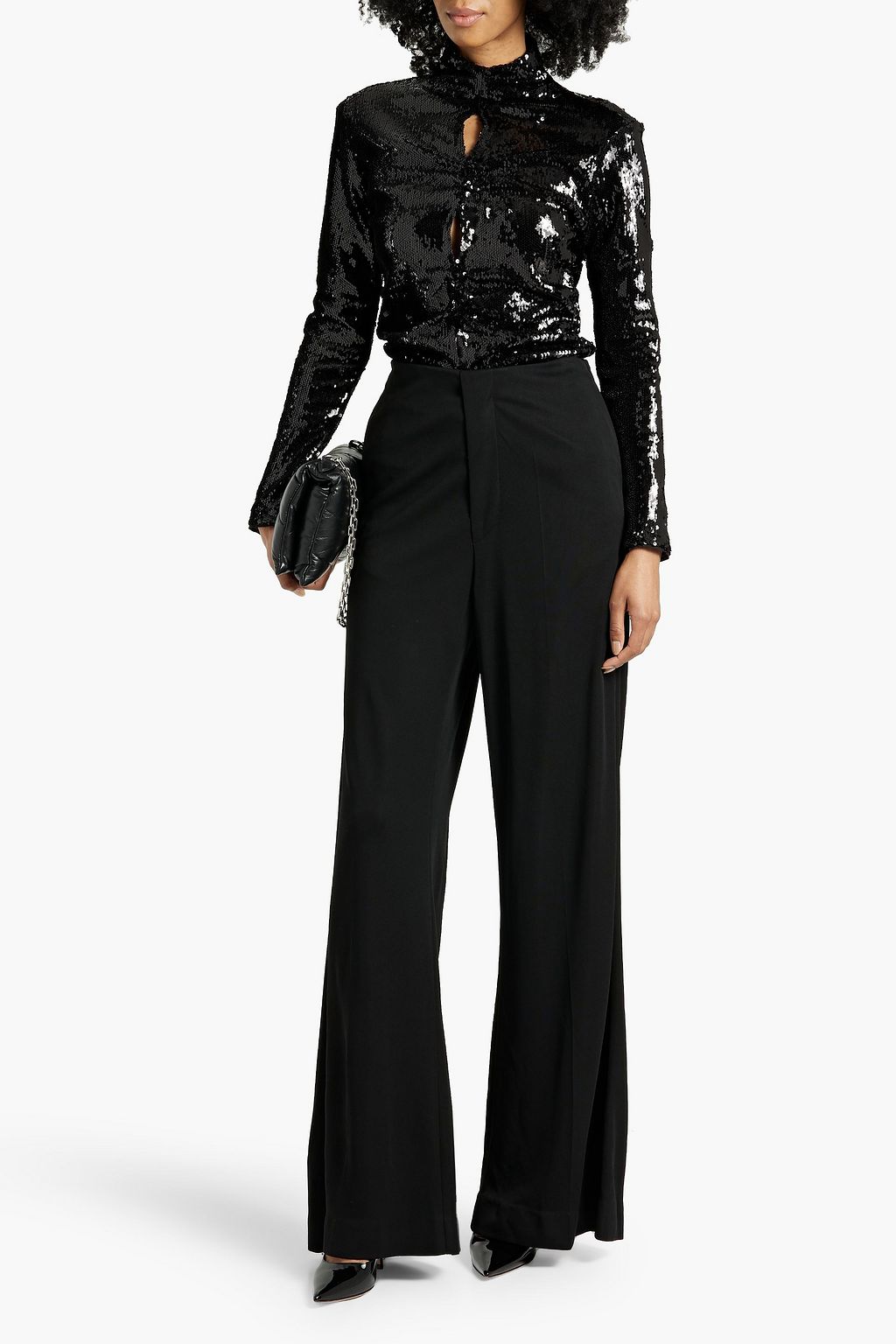 MAISON MARGIELA Pleated twill wide-leg pants | THE OUTNET