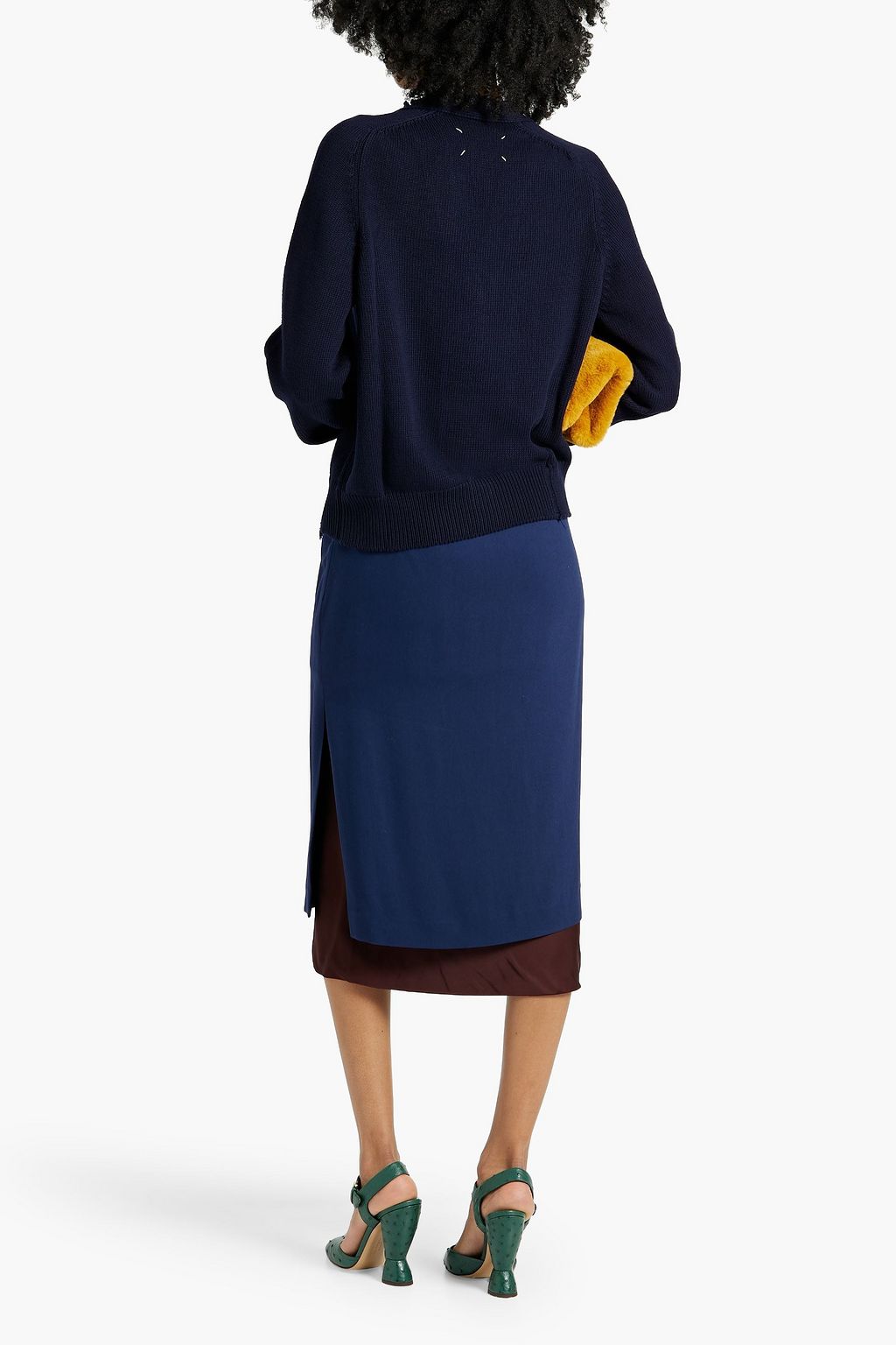 MAISON MARGIELA Distressed cotton cardigan