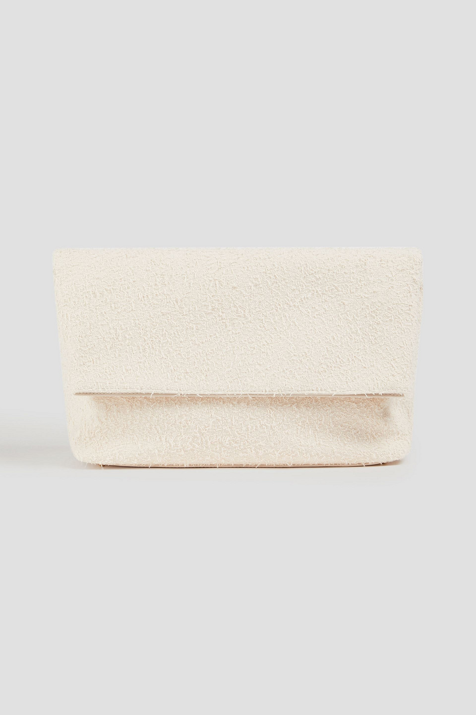 Zimmermann Terry Envelope Clutch In Cream
