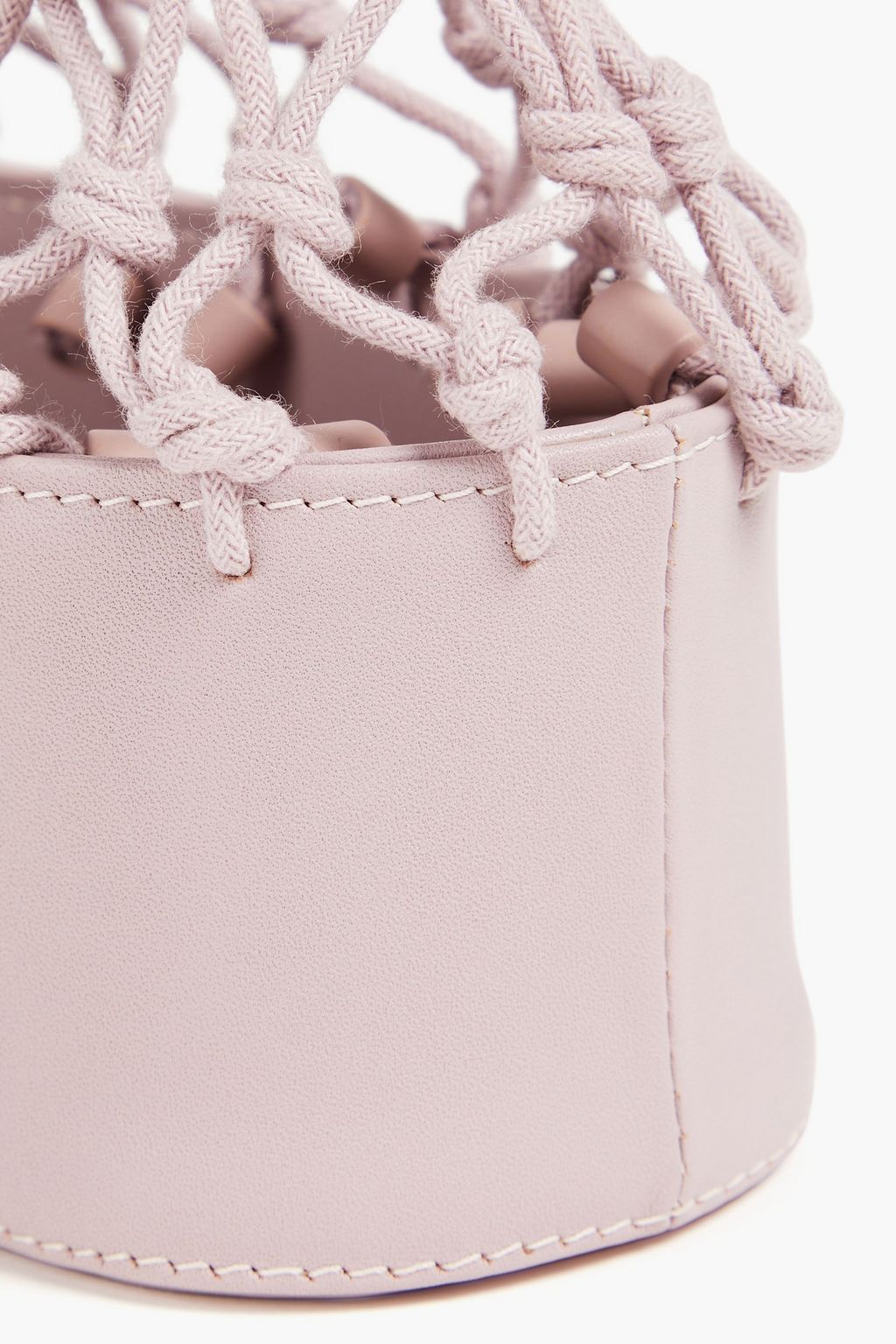 ZIMMERMANN Macramé and leather tote