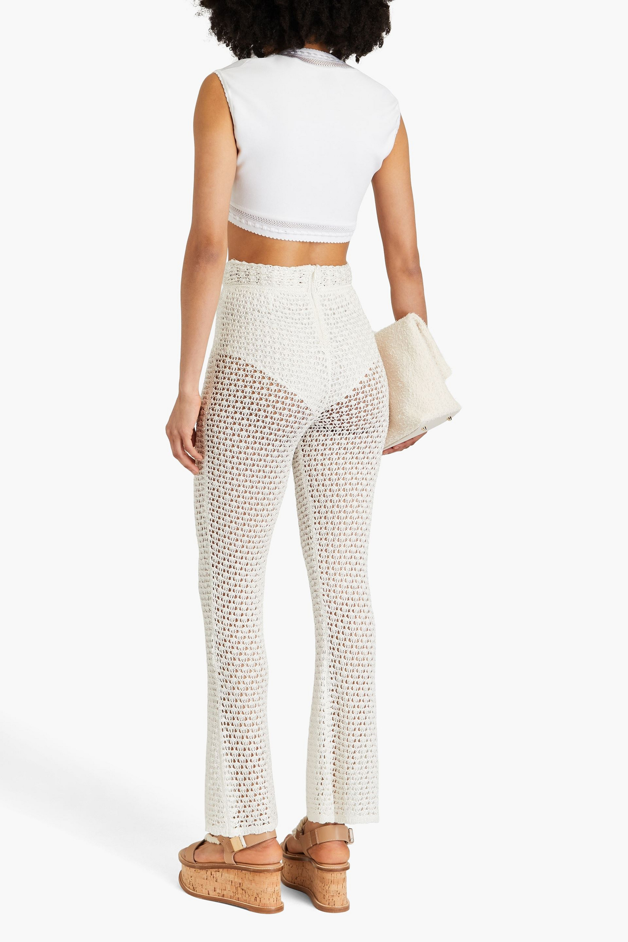 Zimmermann Crochet flared pants thumbnail